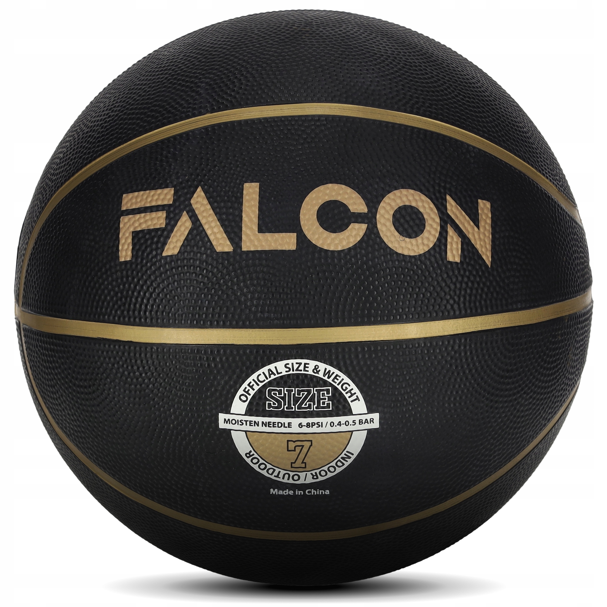 М'яч баскетбольний Falcon Streetball Чорний Size 7 (P-5905973404266)