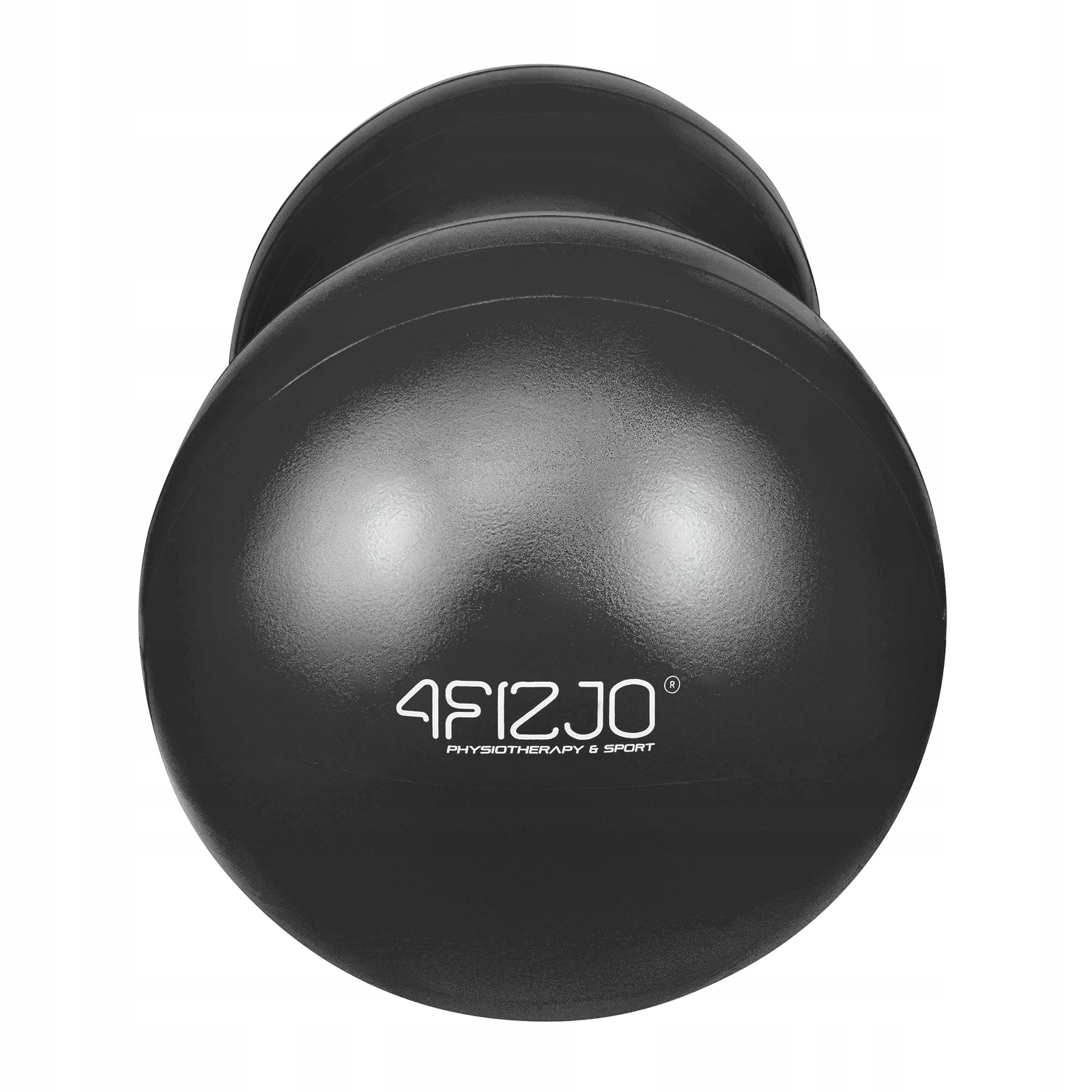М'яч для фітнесу (арахіс) 4FIZJO Air Ball Peanut 45 x 90 см Anti-Burst Black (P-5907739312938) — фото 3