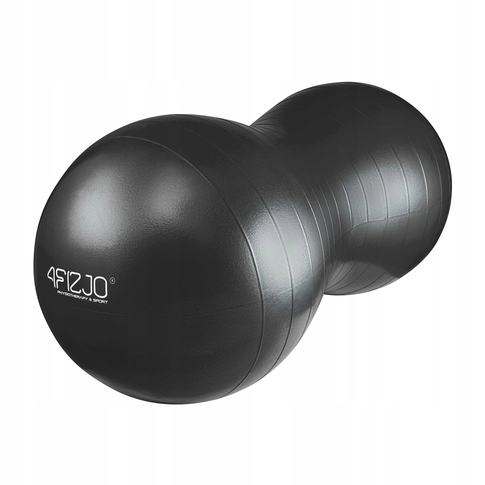 М'яч для фітнесу (арахіс) 4FIZJO Air Ball Peanut 45 x 90 см Anti-Burst Black (P-5907739312938) — фото 4