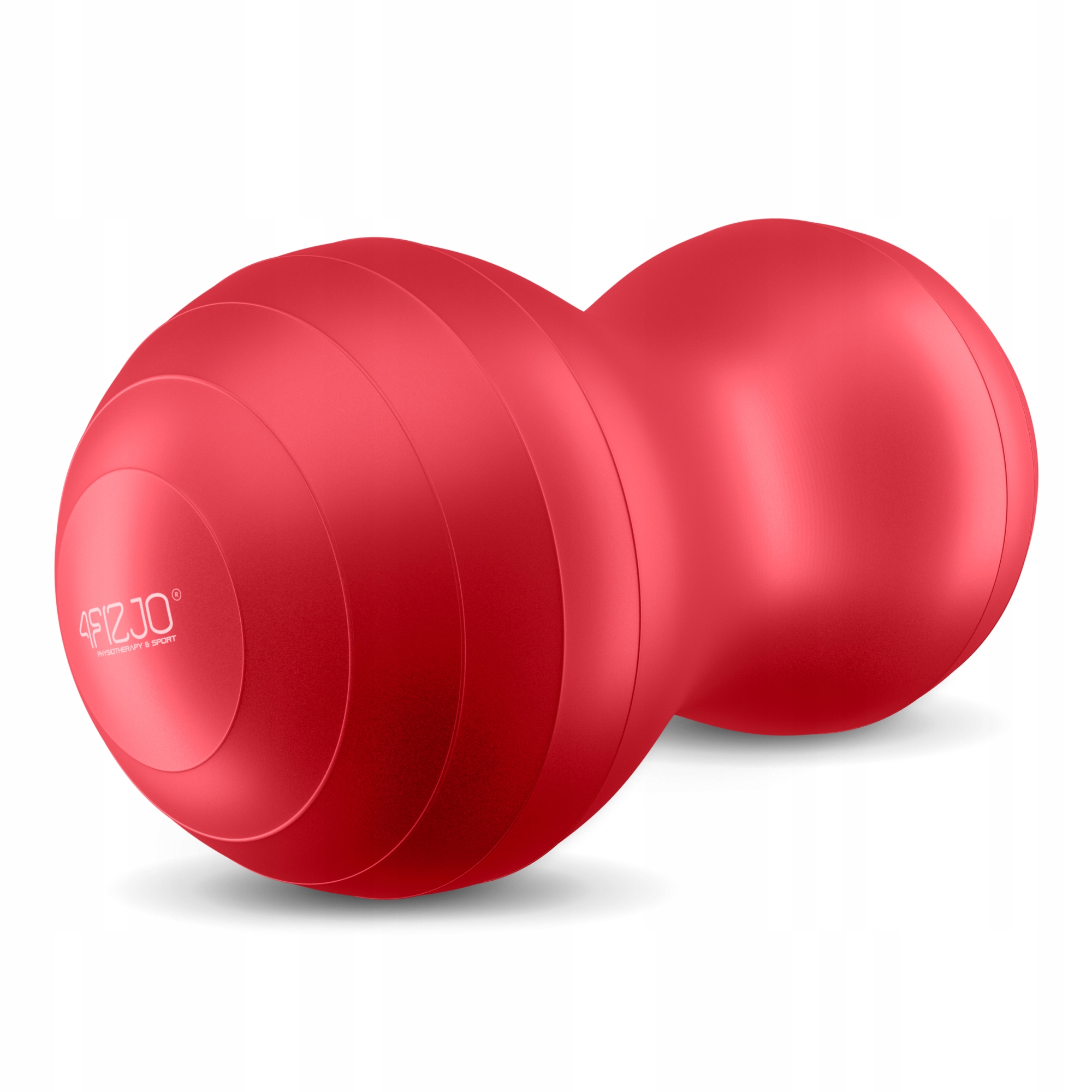 М'яч для фітнесу (арахіс) 4FIZJO Air Ball Peanut 45 x 90 см Anti-Burst Red (P-5907739318558) — фото 4