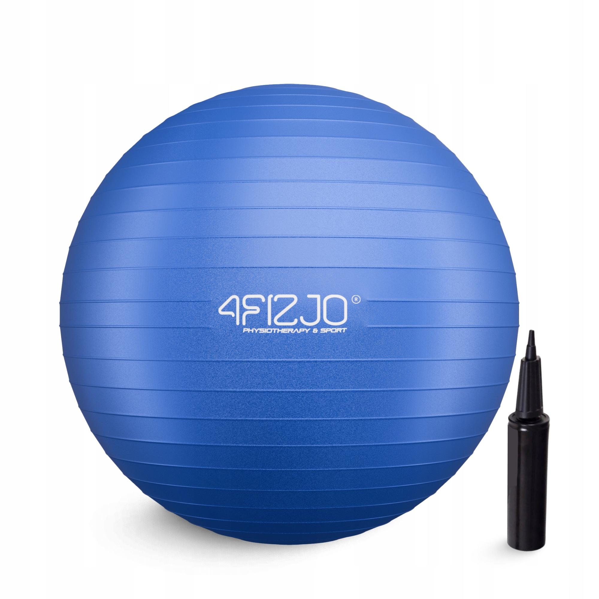 М'яч для фітнесу (фітбол) 4FIZJO 65 см Anti-Burst Blue (P-5907222931493) — мініатюра 7