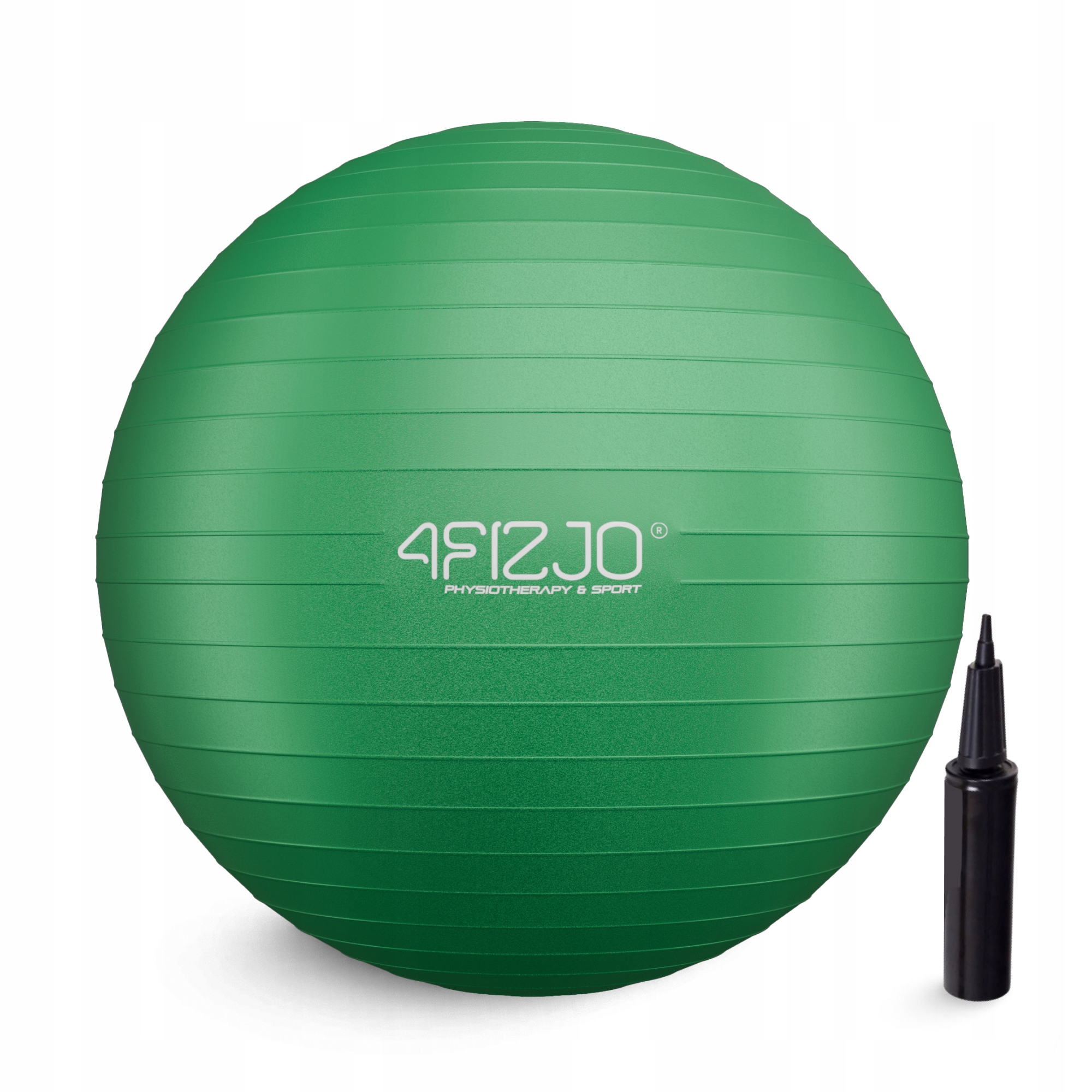М'яч для фітнесу (фітбол) 4FIZJO 75 см Anti-Burst Green (P-5907222931189) — мініатюра 6