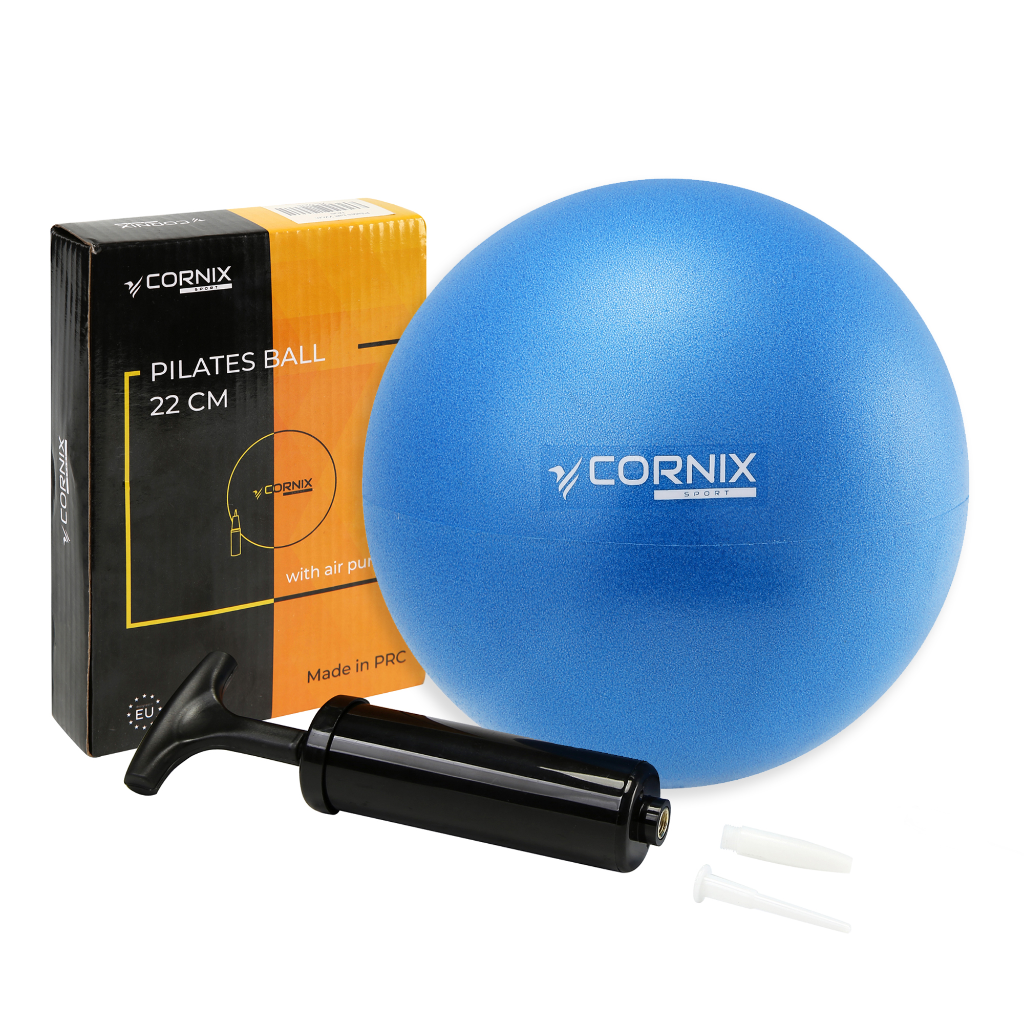 М'яч для пілатесу, йоги, реабілітації Cornix MiniGYMball 22 см XR-0226 Blue — фото 1