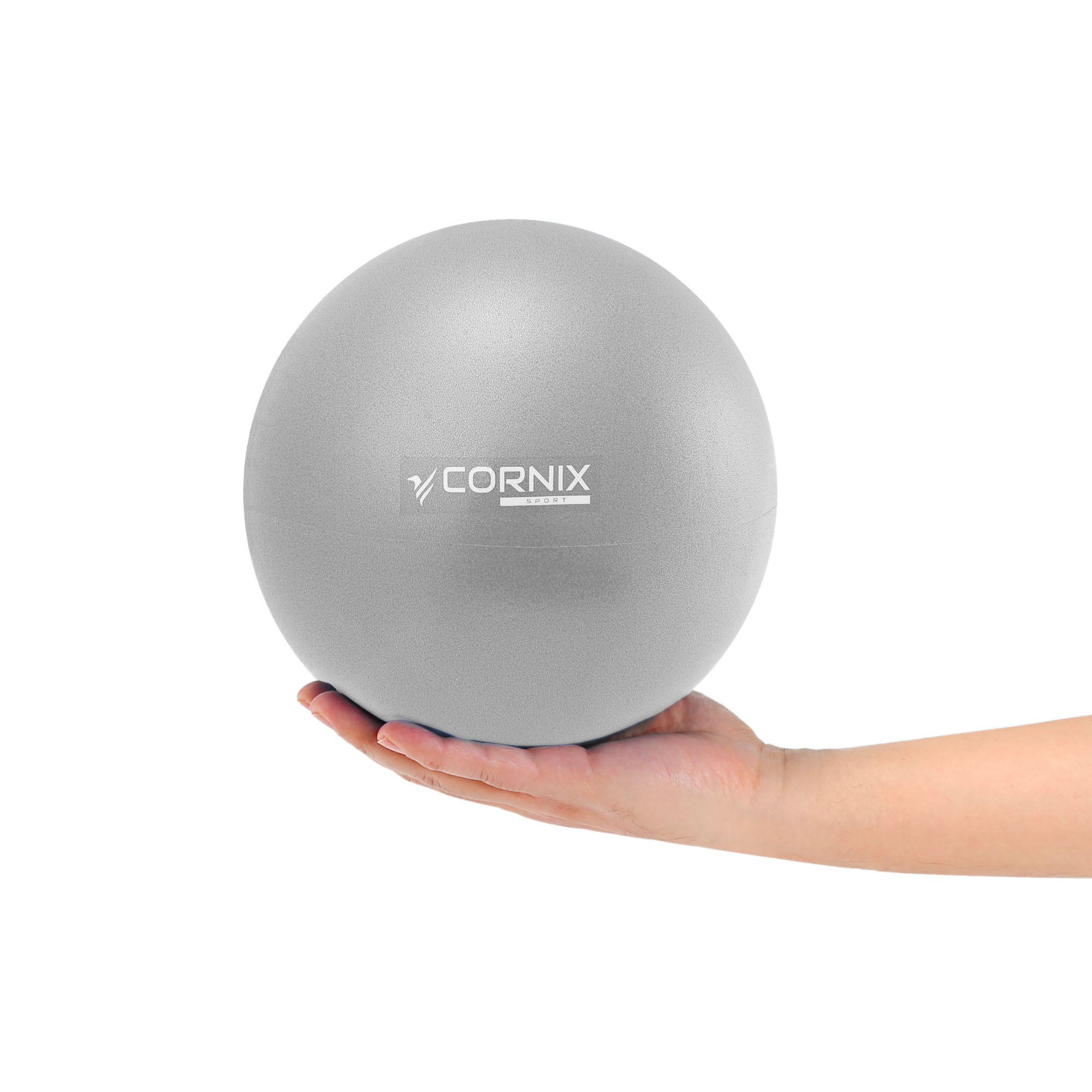 М'яч для пілатесу, йоги, реабілітації Cornix MiniGYMball 22 см XR-0227 Grey — фото 4