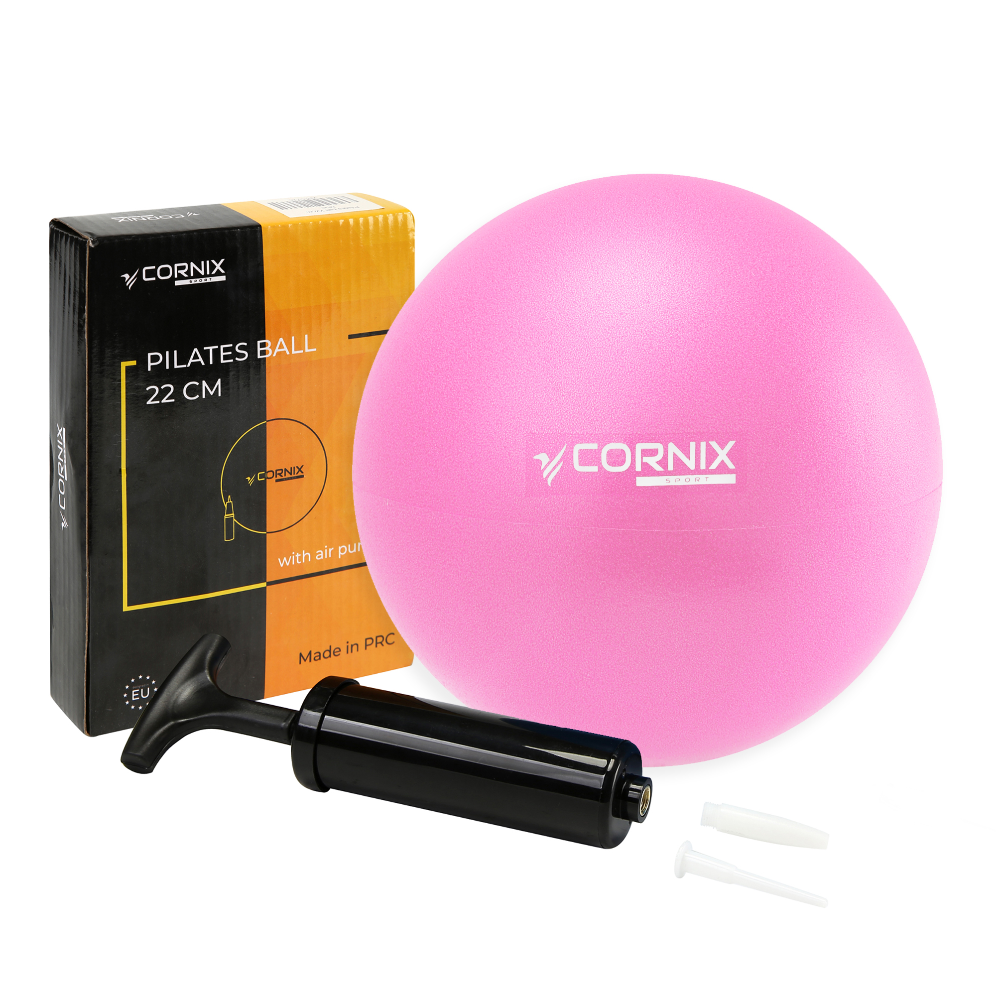 М'яч для пілатесу, йоги, реабілітації Cornix MiniGYMball 22 см XR-0228 Pink — фото 1