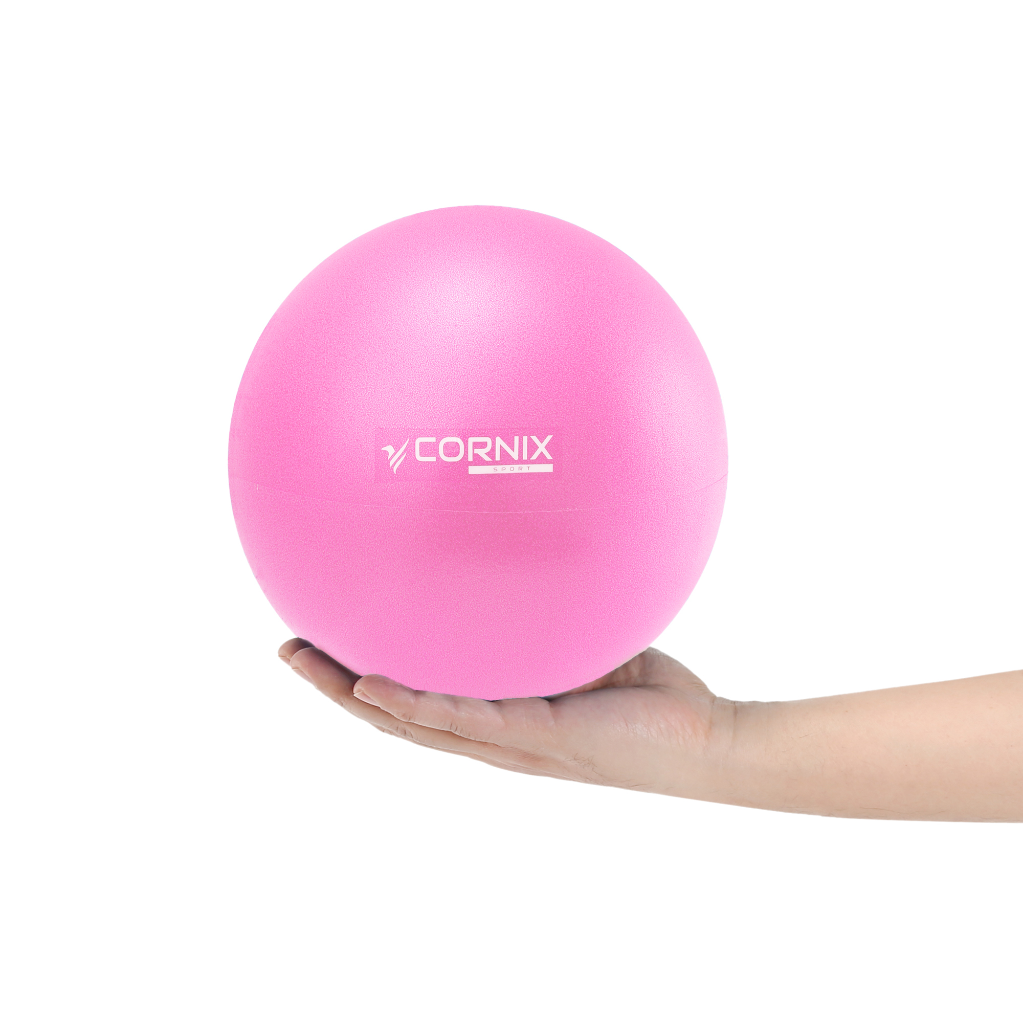 М'яч для пілатесу, йоги, реабілітації Cornix MiniGYMball 22 см XR-0228 Pink — мініатюра 7