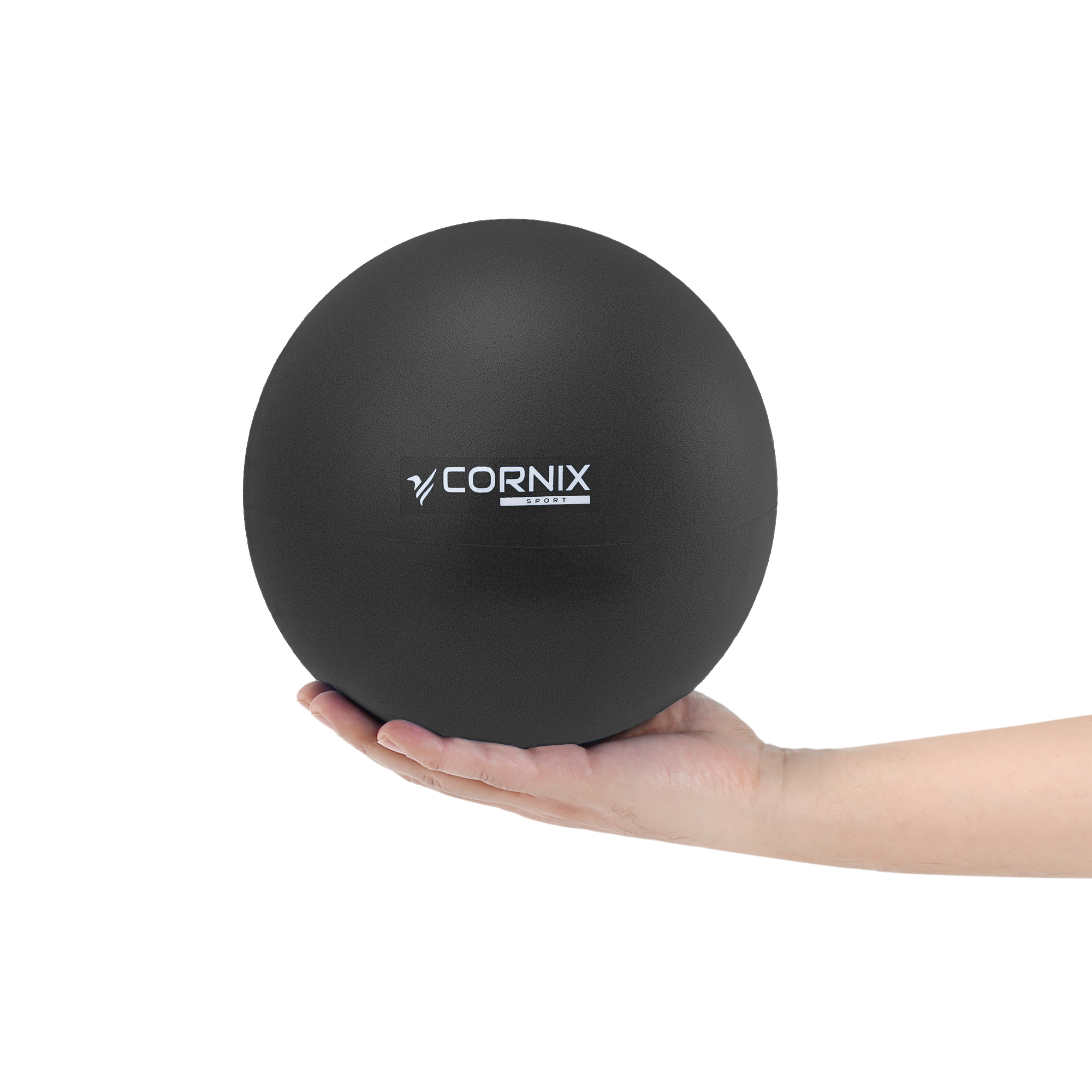 М'яч для пілатесу, йоги, реабілітації Cornix MiniGYMball 22 см XR-0371 Black — фото 5
