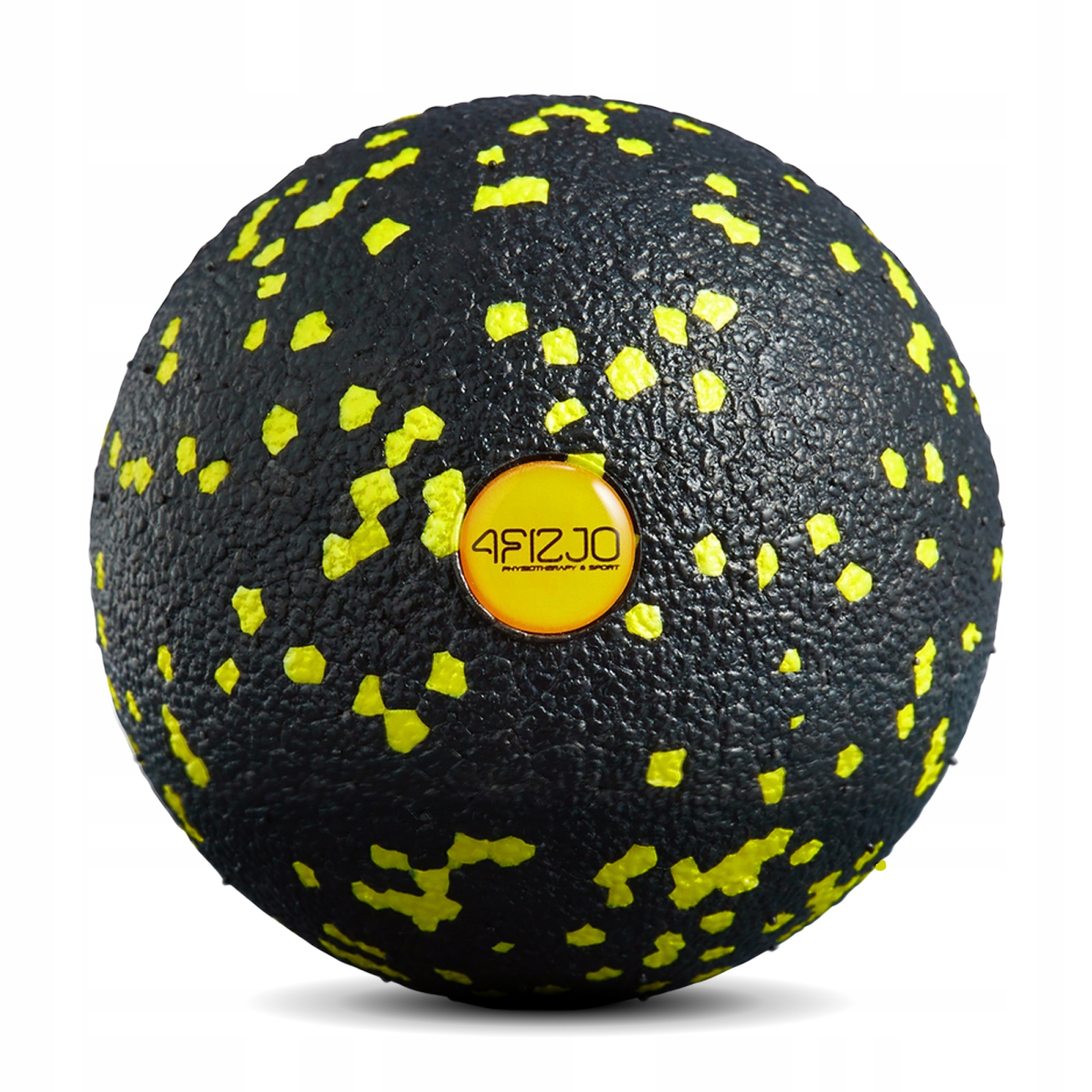 Масажний м'яч 4FIZJO EPP Ball 08 Black/Yellow (P-5907222931240) — фото 1