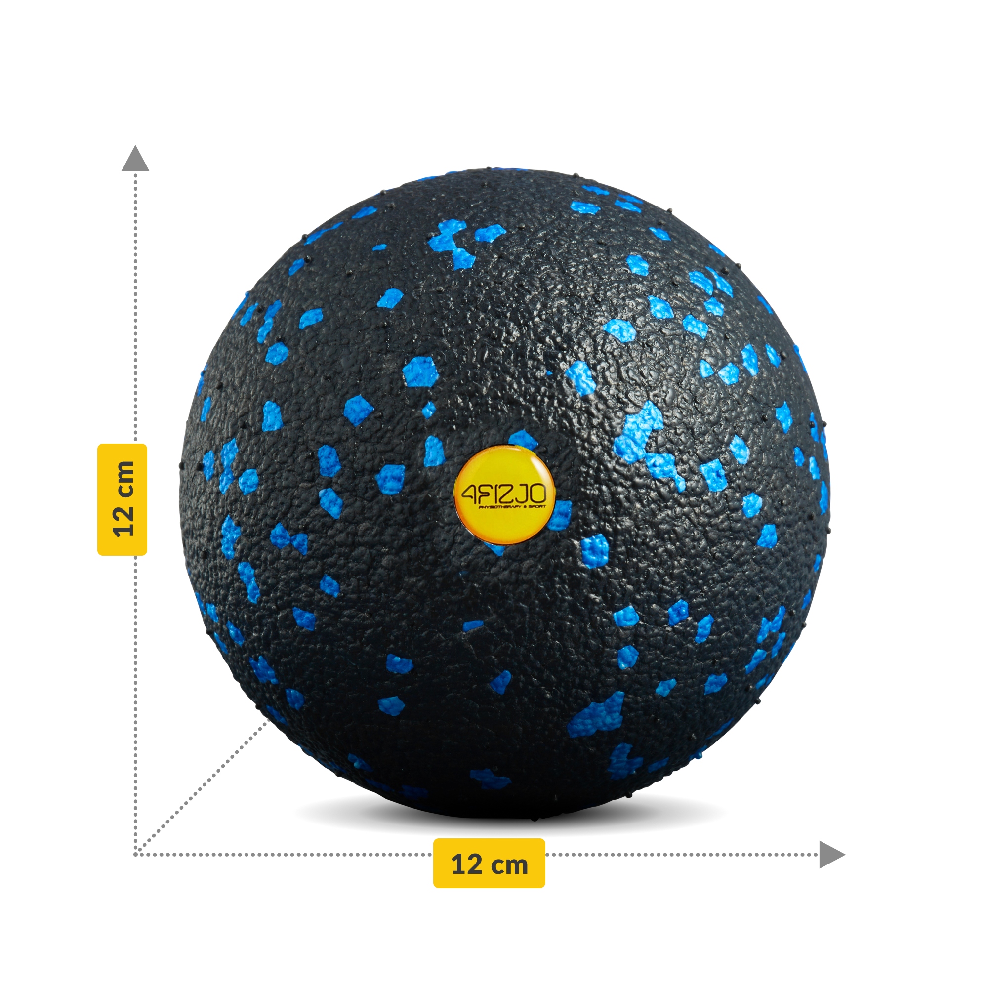 Масажний м'яч 4FIZJO EPP Ball 12 Black/Blue (P-5907222931288) — мініатюра 9