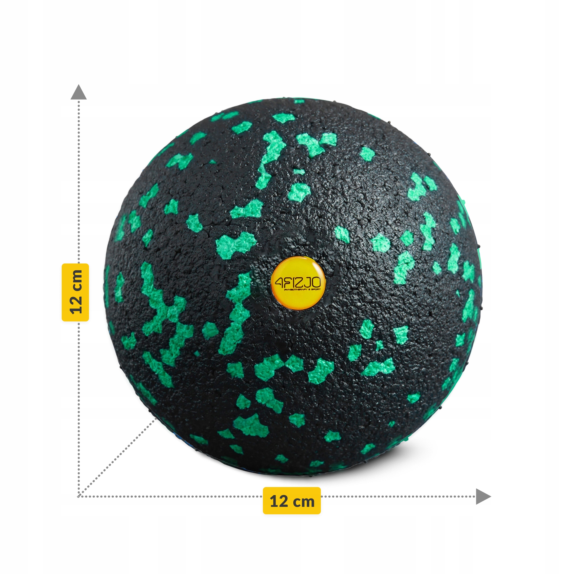 Масажний м'яч 4FIZJO EPP Ball 12 Black/Green (P-5907222931264) — фото 3