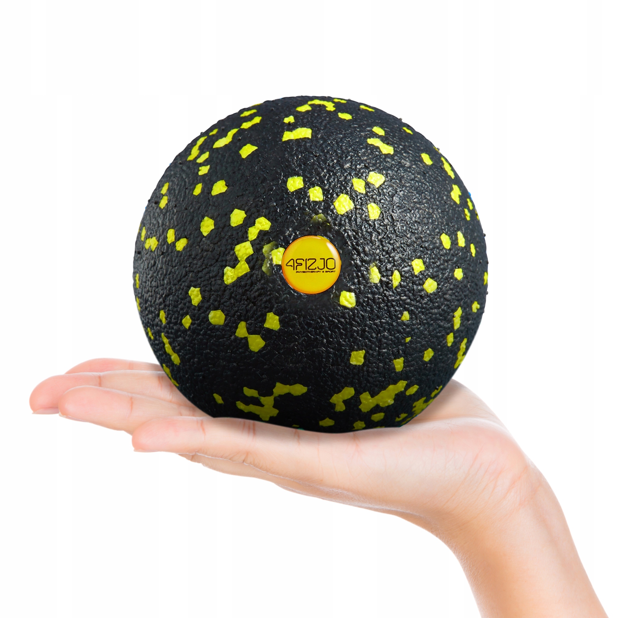 Масажний м'яч 4FIZJO EPP Ball 12 Black/Yellow (P-5907222931271) — фото 2