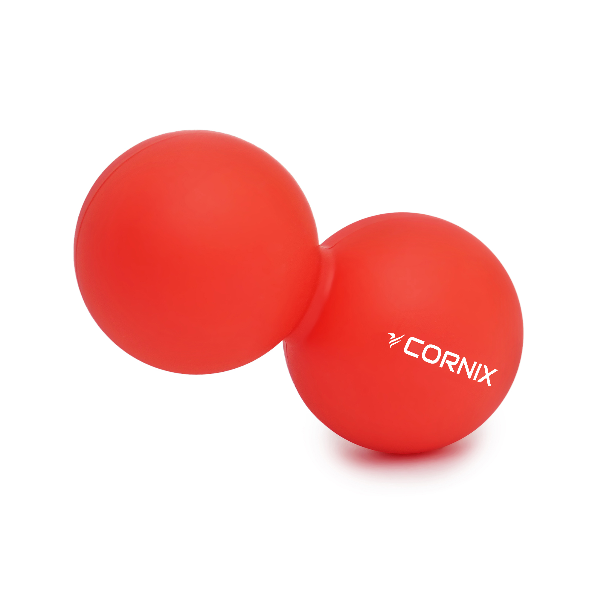 Масажний м'яч Cornix Lacrosse DuoBall 6.3 x 12.6 см XR-0112 Red — фото 4