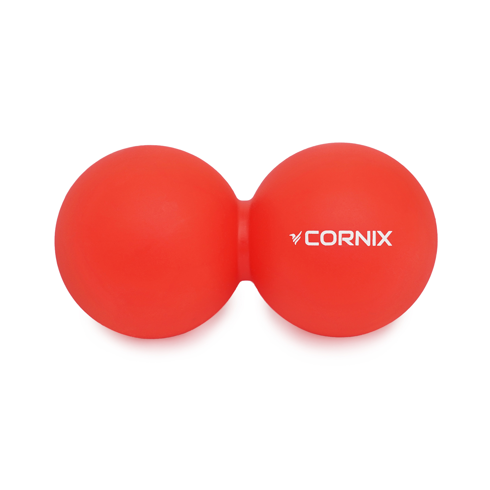 Масажний м'яч Cornix Lacrosse DuoBall 6.3 x 12.6 см XR-0112 Red — фото 1
