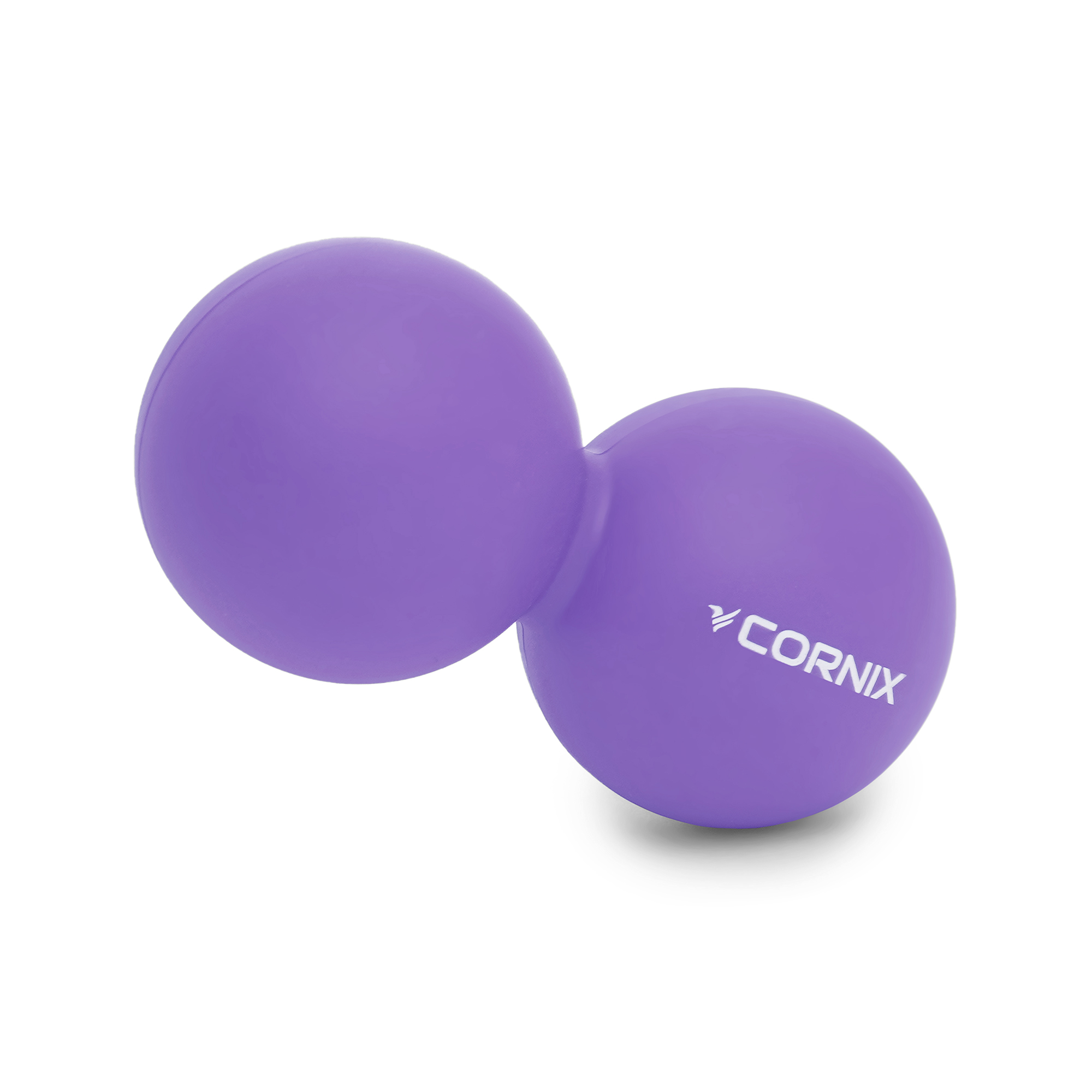 Масажний м'яч Cornix Lacrosse DuoBall 6.3 x 12.6 см XR-0114 Purple — фото 5