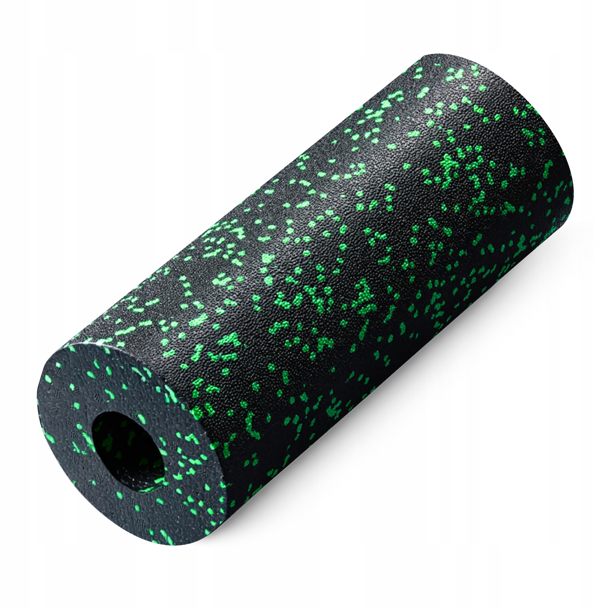 Масажний ролик 4FIZJO EPP PRO+ 33 x 14 см (валик, роллер) гладкий Black/Green (P-5907222931424) — фото 1