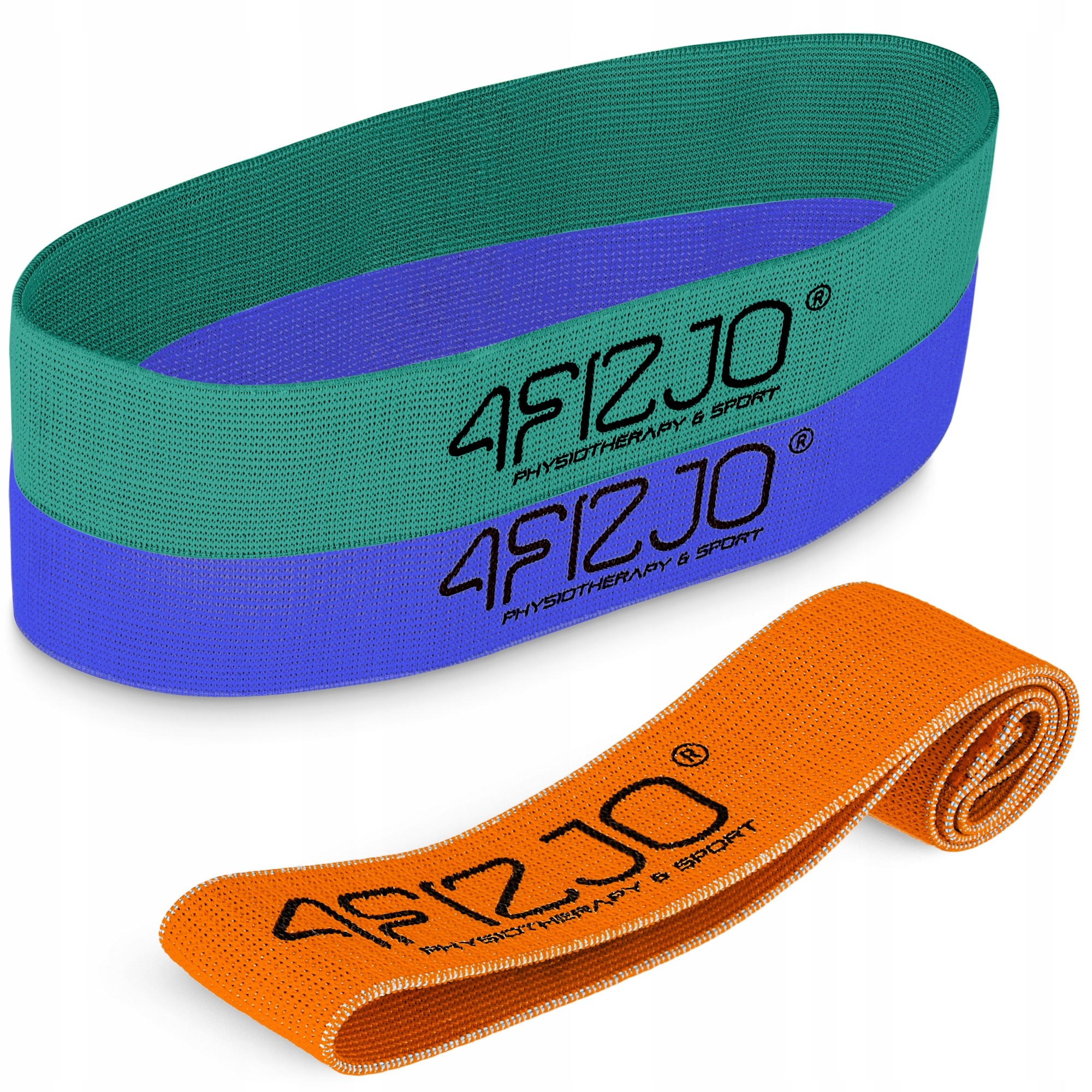 Набір резинок для фітнесу із тканини 4FIZJO Flex Band 3 шт 1-15 кг Mix (P-5907739310958) — фото 1