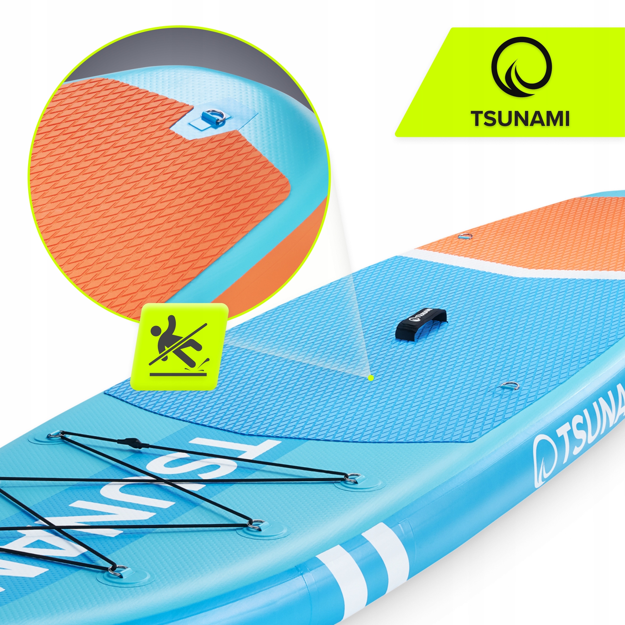 Надувна SUP дошка TSUNAMI 320 см з веслом Lagoon T02 (P-5907739314215) — фото 3