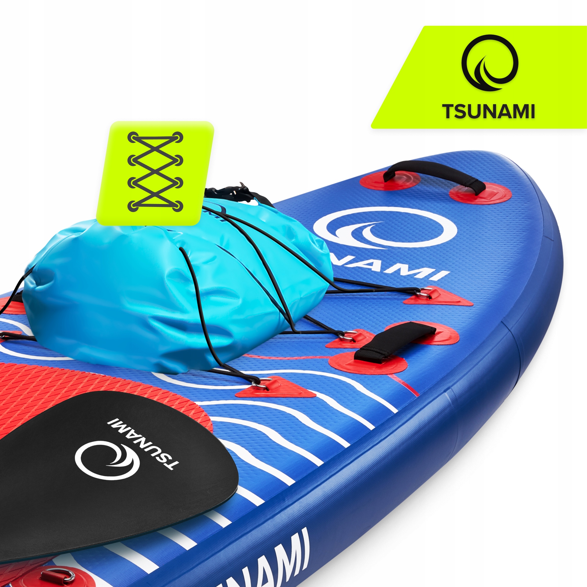 Надувна SUP дошка TSUNAMI 350 см з веслом Wave T04 (P-5907739314239) — фото 5