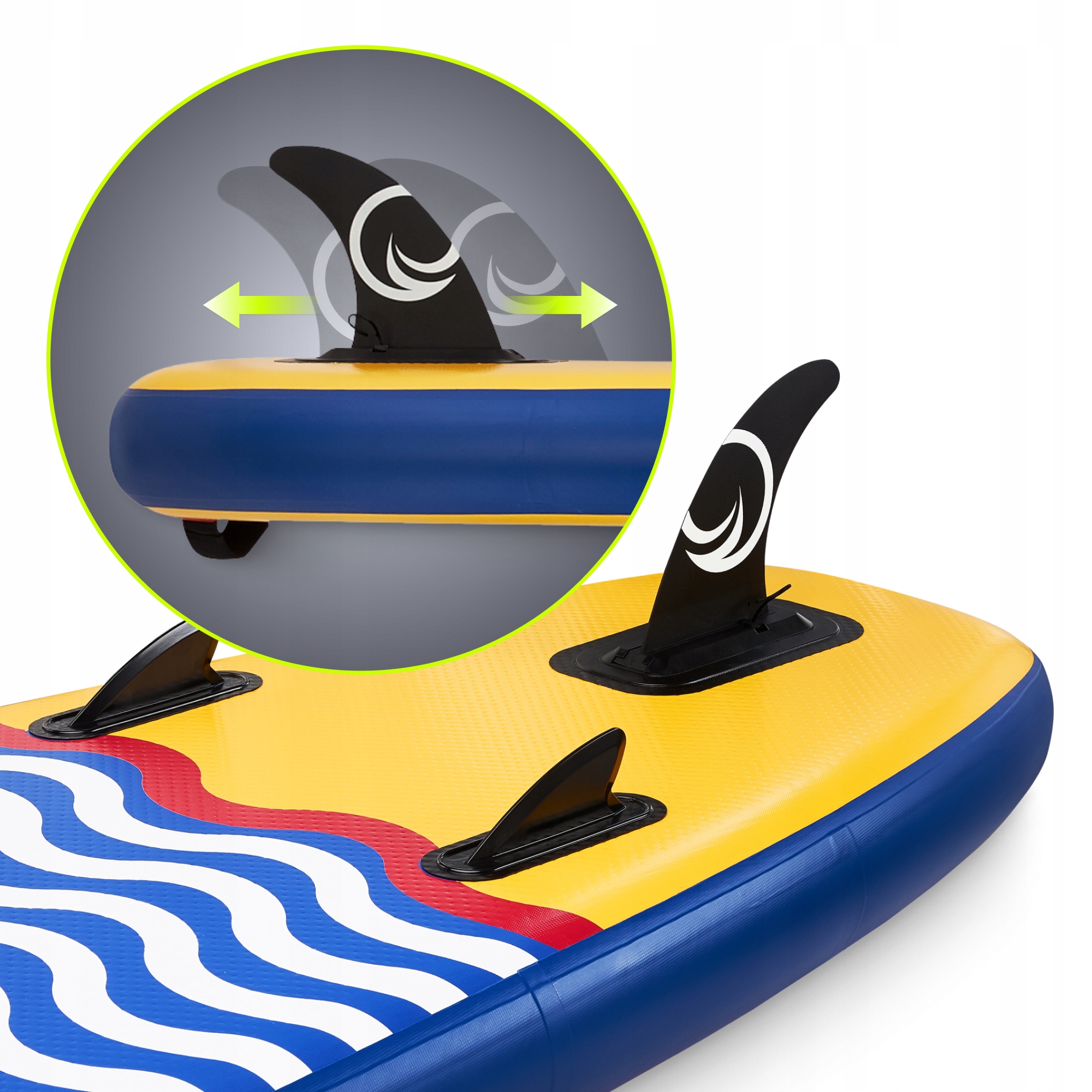 Надувна SUP дошка TSUNAMI 350 см з веслом Wave T04 (P-5907739314239) — фото 4