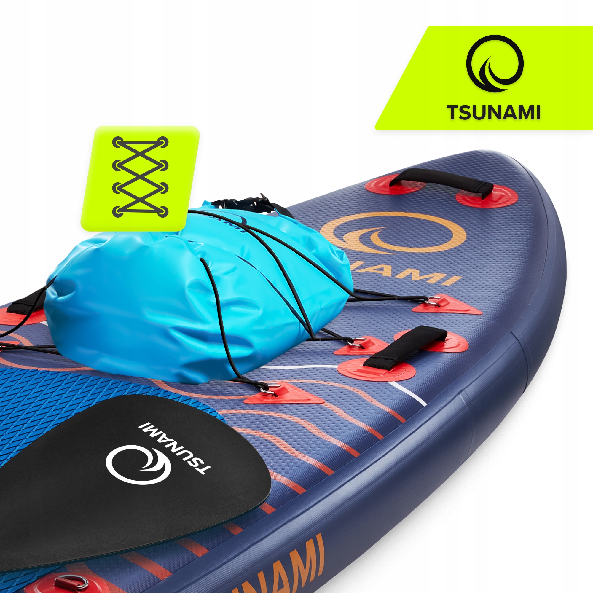 Надувна SUP дошка TSUNAMI 350 см з веслом Wave T05 (P-5907739314246)