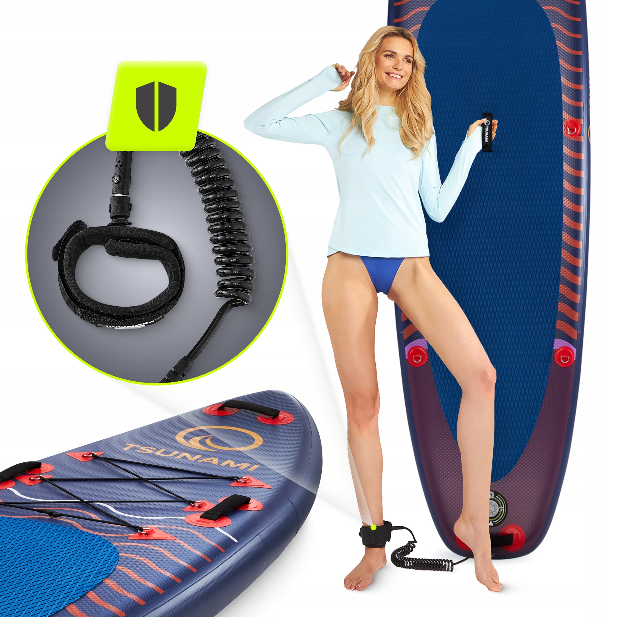 Надувна SUP дошка TSUNAMI 350 см з веслом Wave T05 (P-5907739314246)
