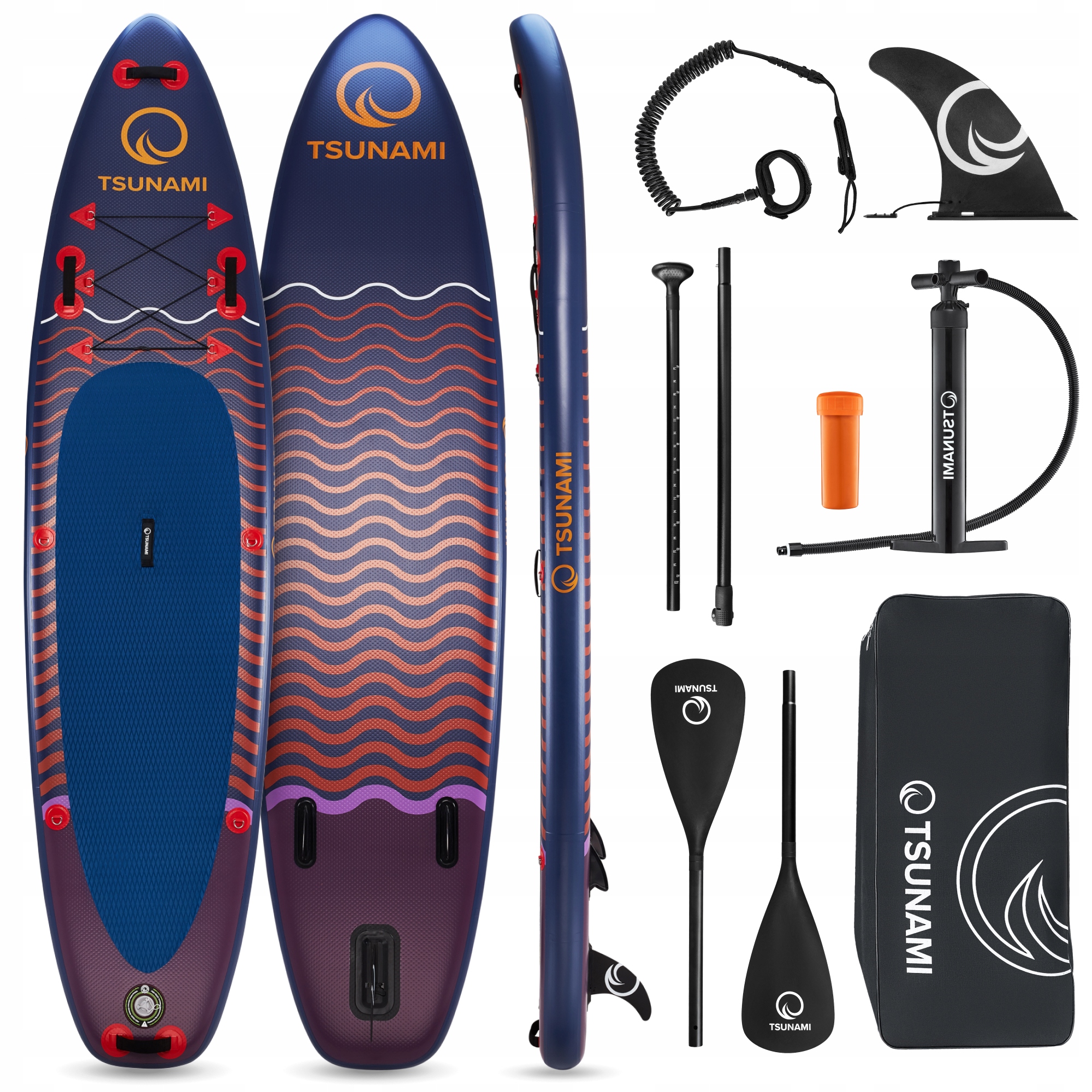 Надувна SUP дошка TSUNAMI 350 см з веслом Wave T05 (P-5907739314246)