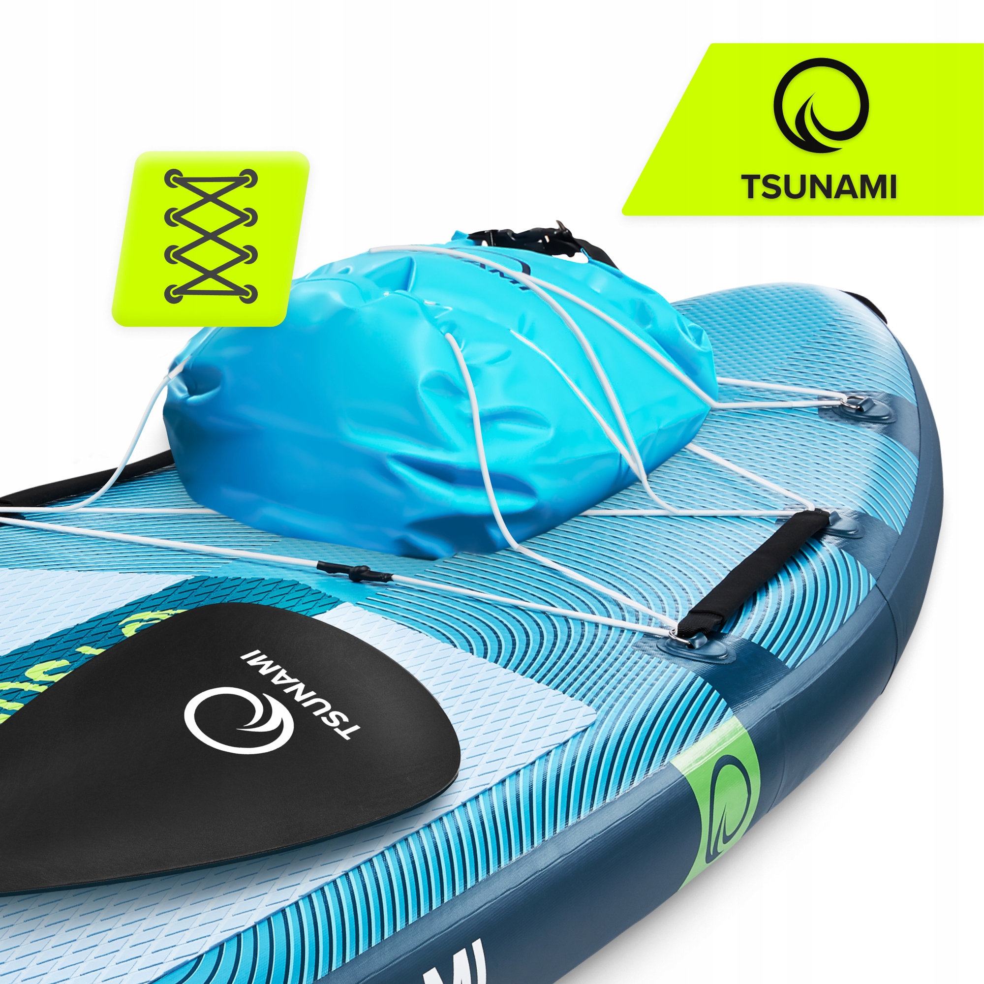 Надувна SUP дошка TSUNAMI PRO 350 см з веслом T15 (P-5905973405638) — мініатюра 10