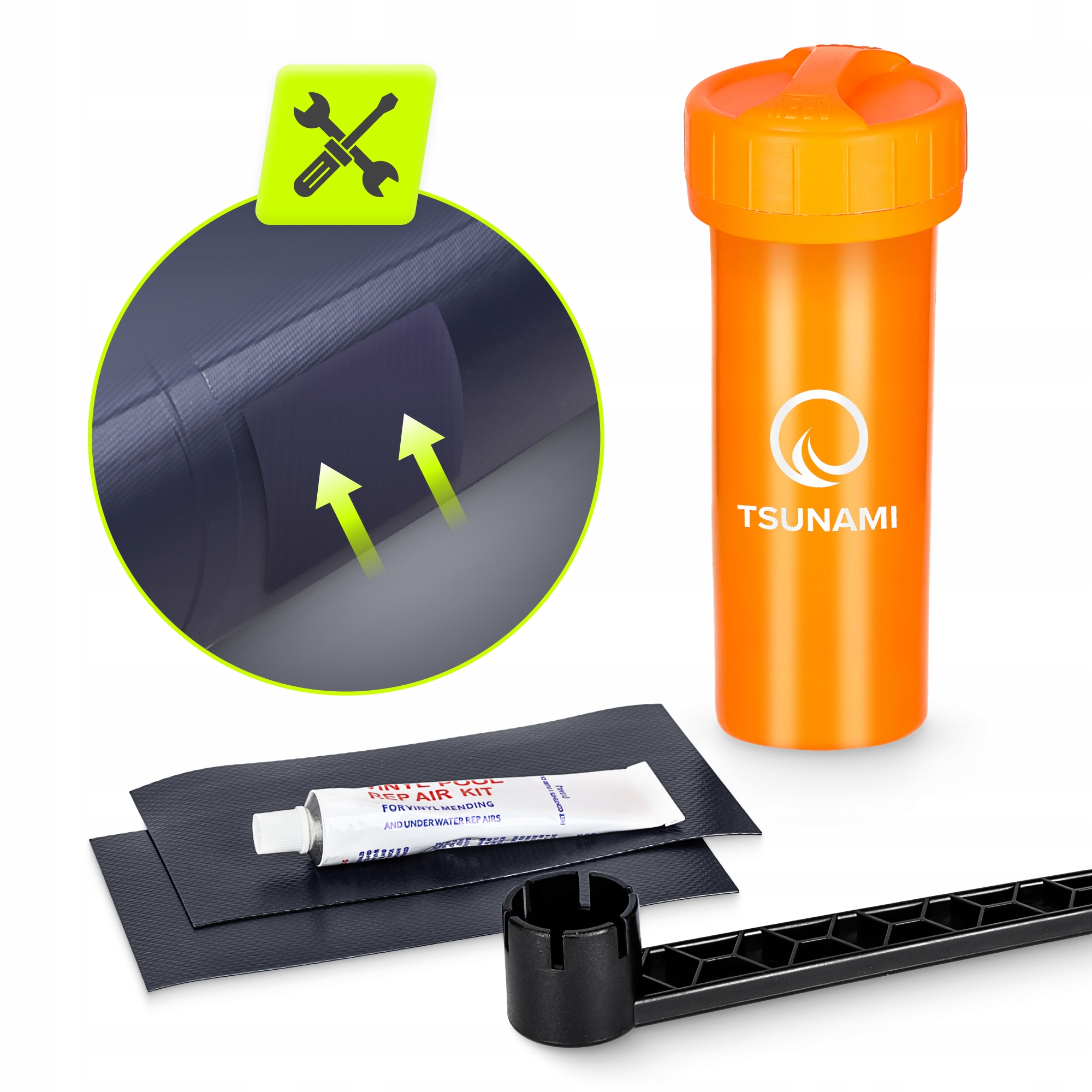Надувна SUP дошка TSUNAMI PRO 350 см з веслом T15 (P-5905973405638) — мініатюра 8