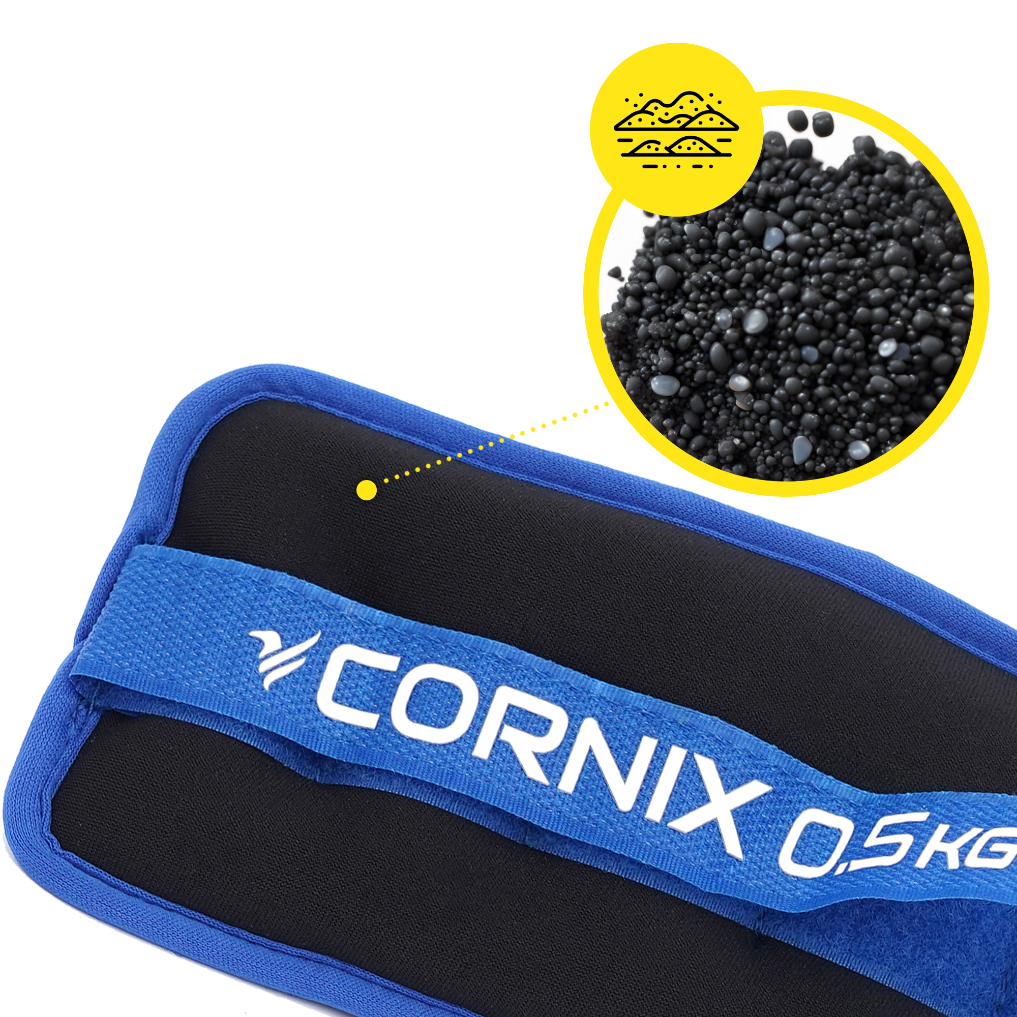 Обважнювачі-манжети для ніг та рук Cornix 2 x 0.5 кг XR-0172 — мініатюра 7