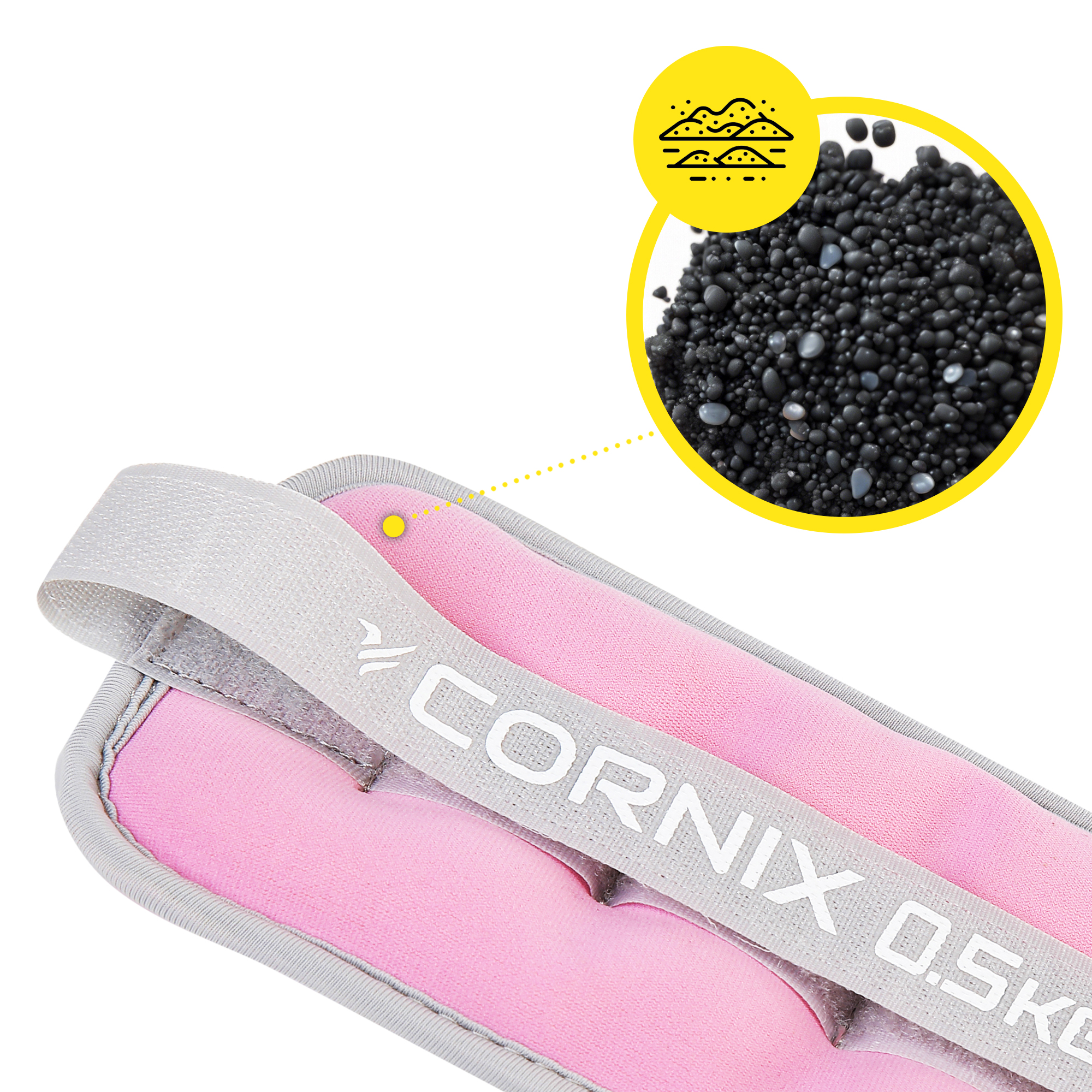 Обважнювачі-манжети для ніг та рук Cornix 2 x 0.5 кг XR-0358 — фото 5