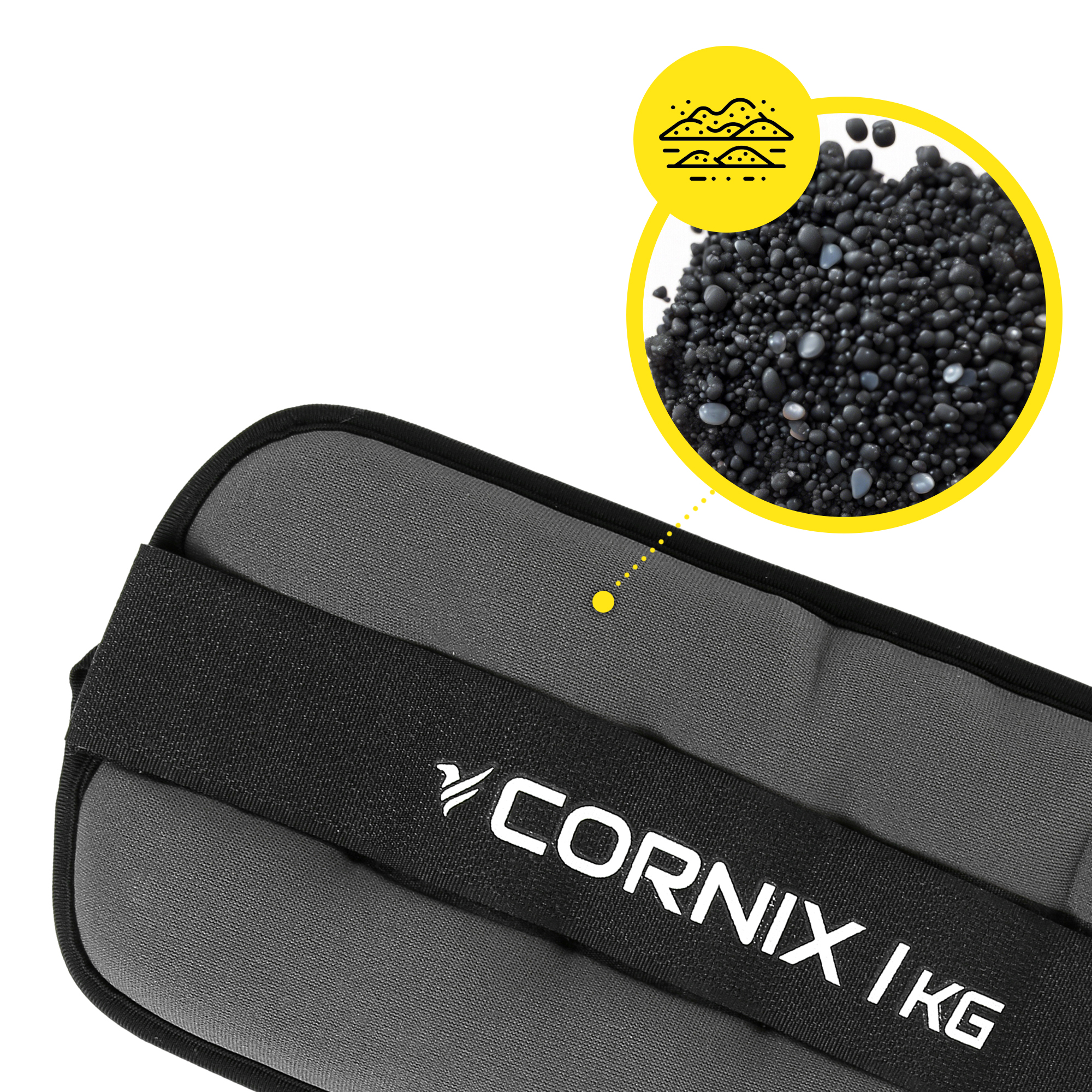 Обважнювачі-манжети для ніг та рук Cornix 2 x 1 кг XR-0355 — фото 5
