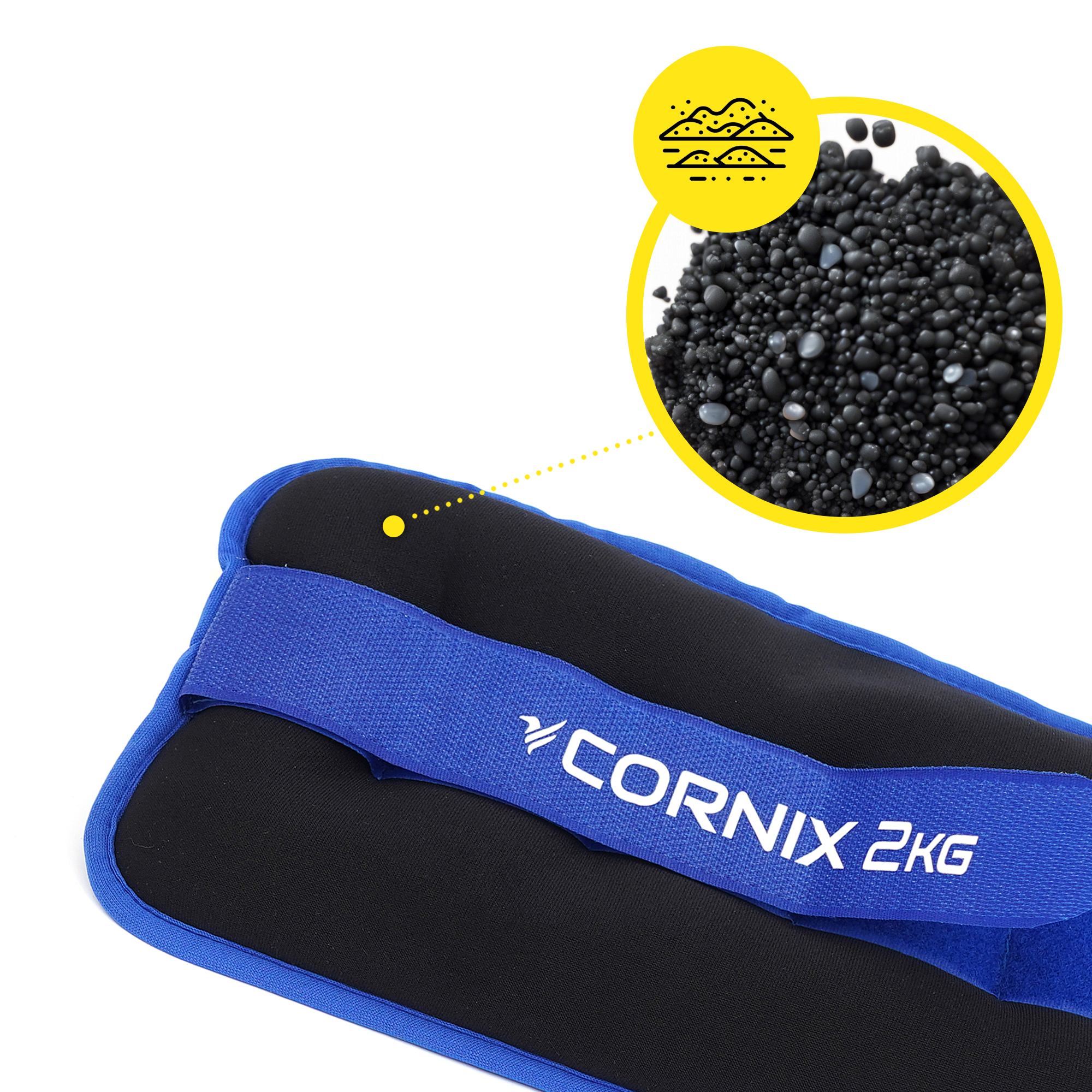 Обважнювачі-манжети для ніг та рук Cornix 2 x 2 кг XR-0174 — мініатюра 6
