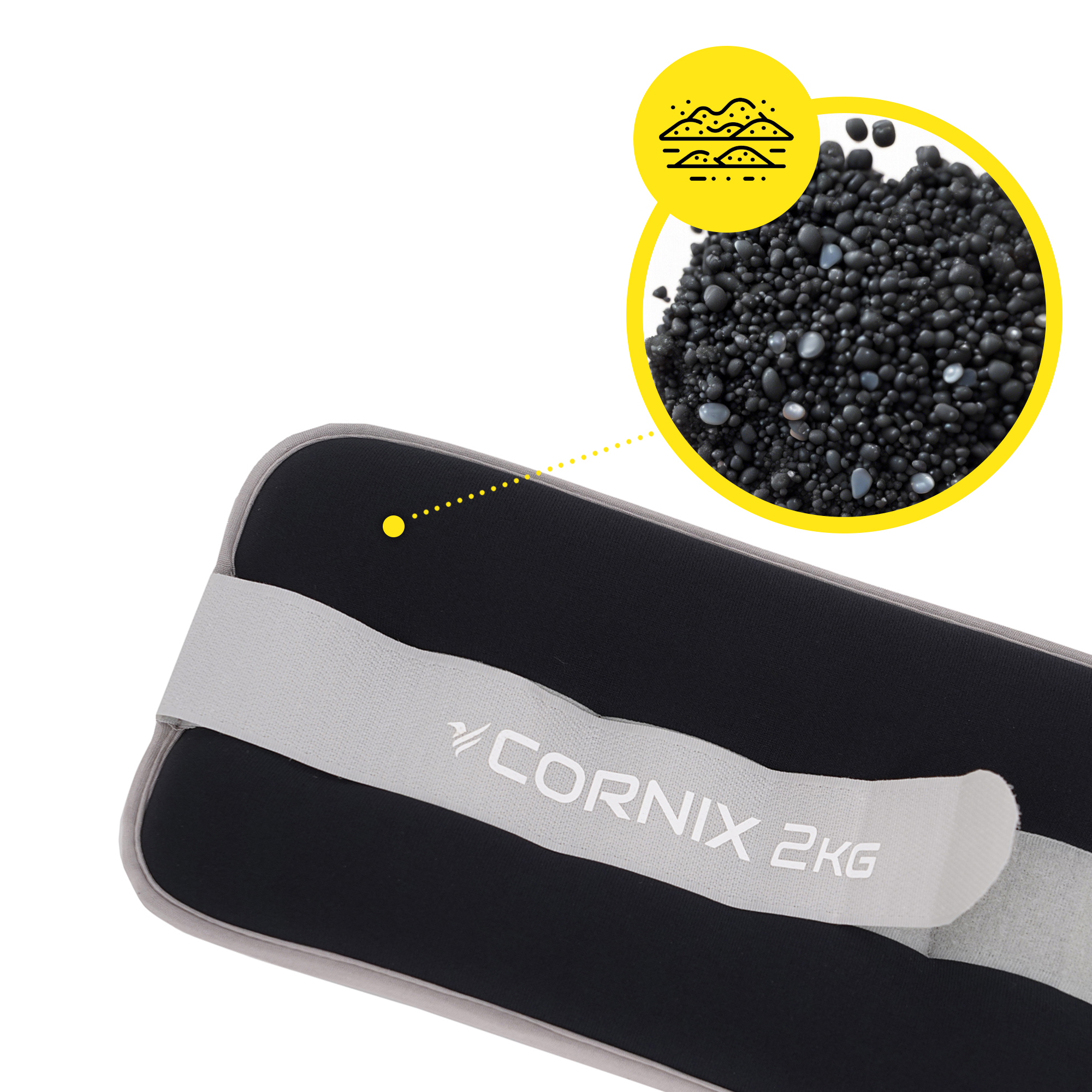 Обважнювачі-манжети для ніг та рук Cornix 2 x 2 кг XR-0242 — мініатюра 6