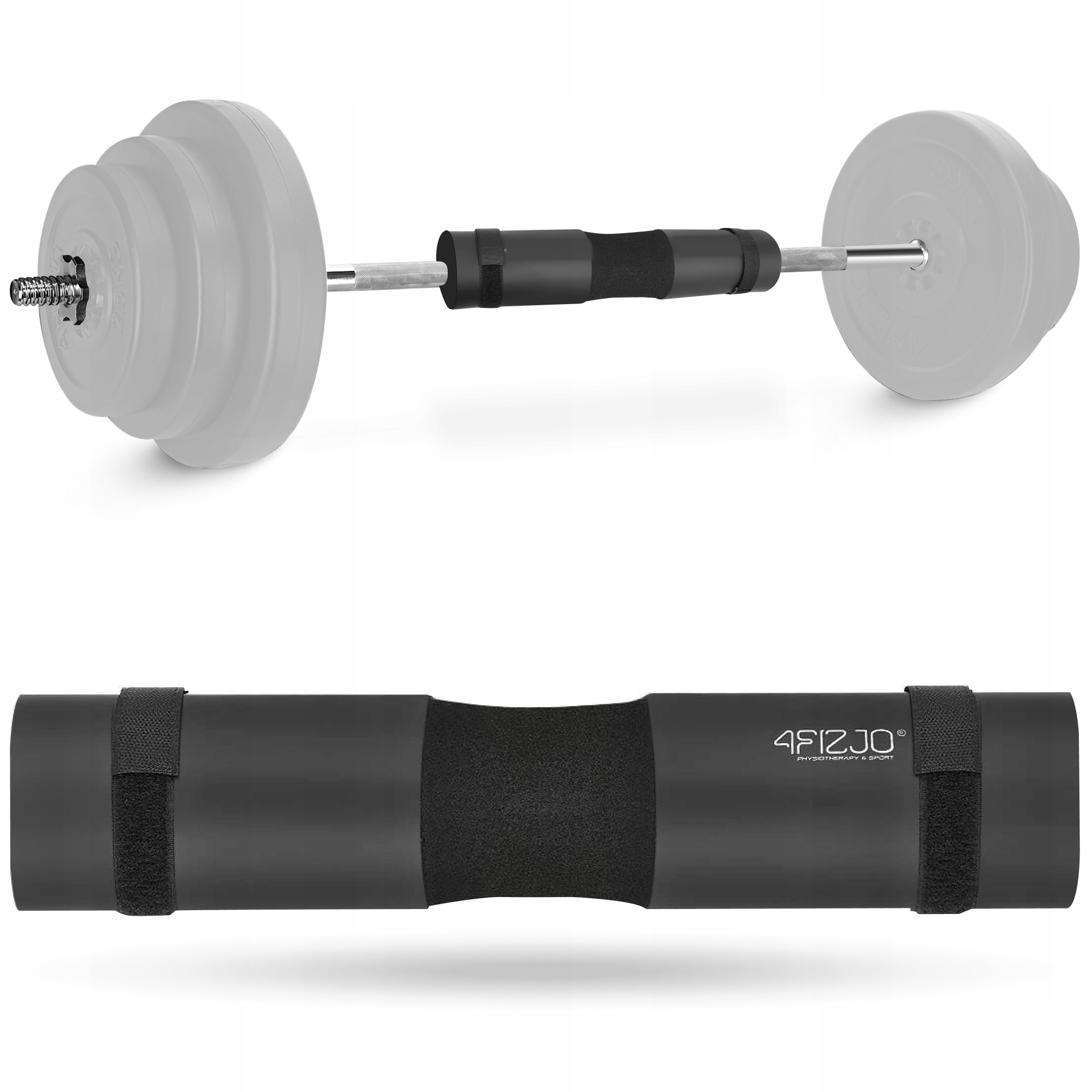 Накладка (бампер) на гриф 4FIZJO Barbell Pad Black (P-5907739311894) — фото 1