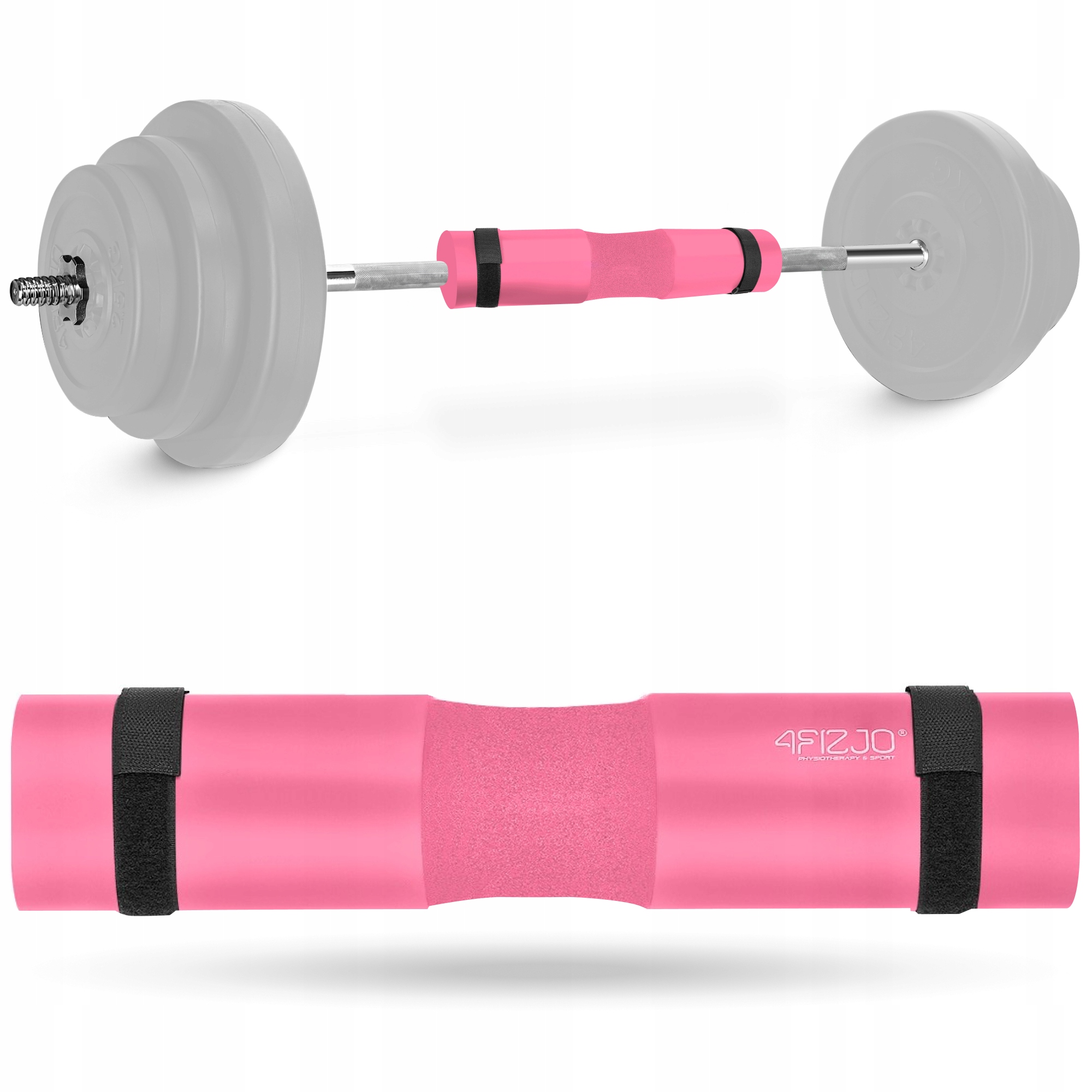 Накладка (бампер) на гриф 4FIZJO Barbell Pad Pink (P-5907739314727) — фото 1