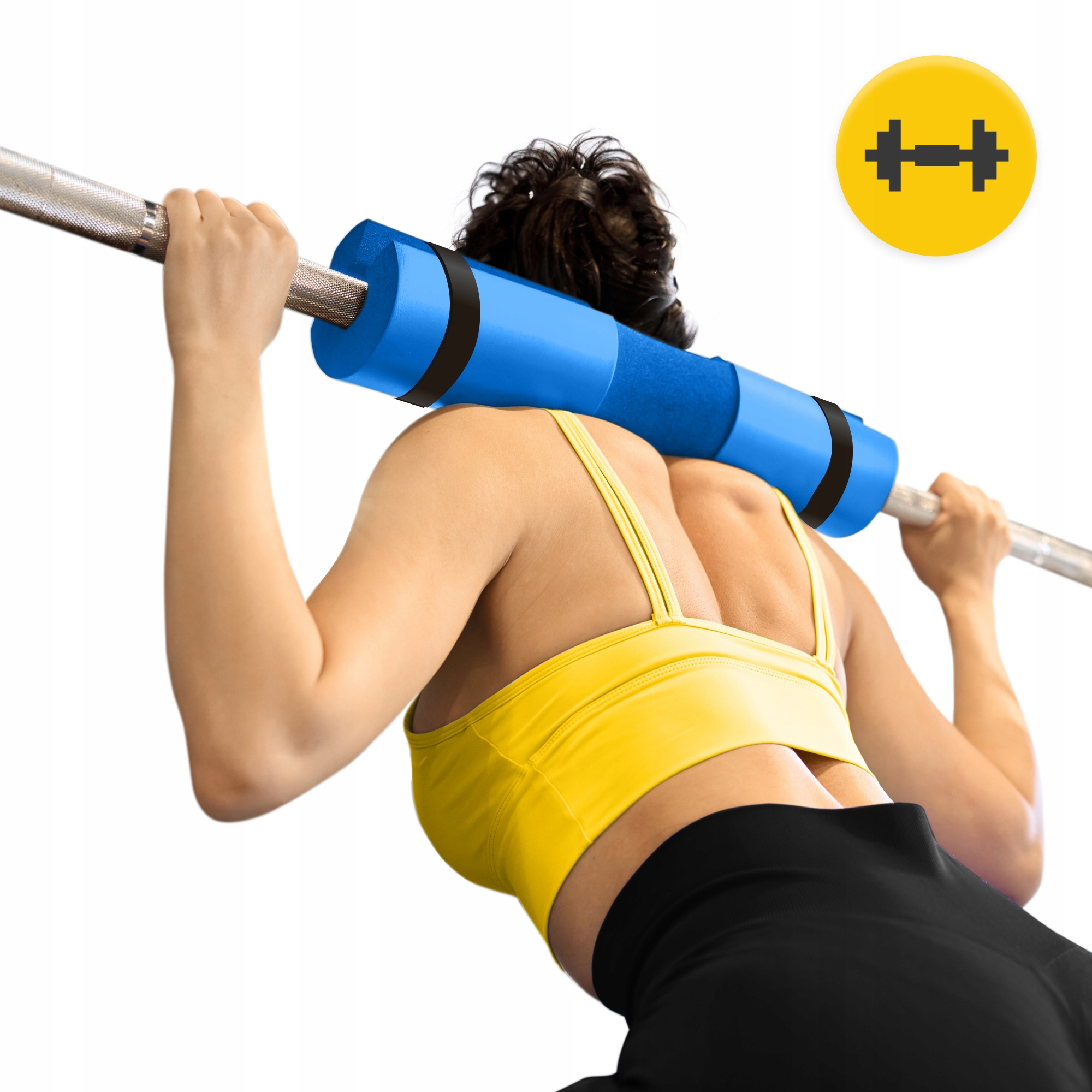 Накладка (бампер) на гриф 4FIZJO Barbell Pad Blue (P-5907739314734) — мініатюра 7