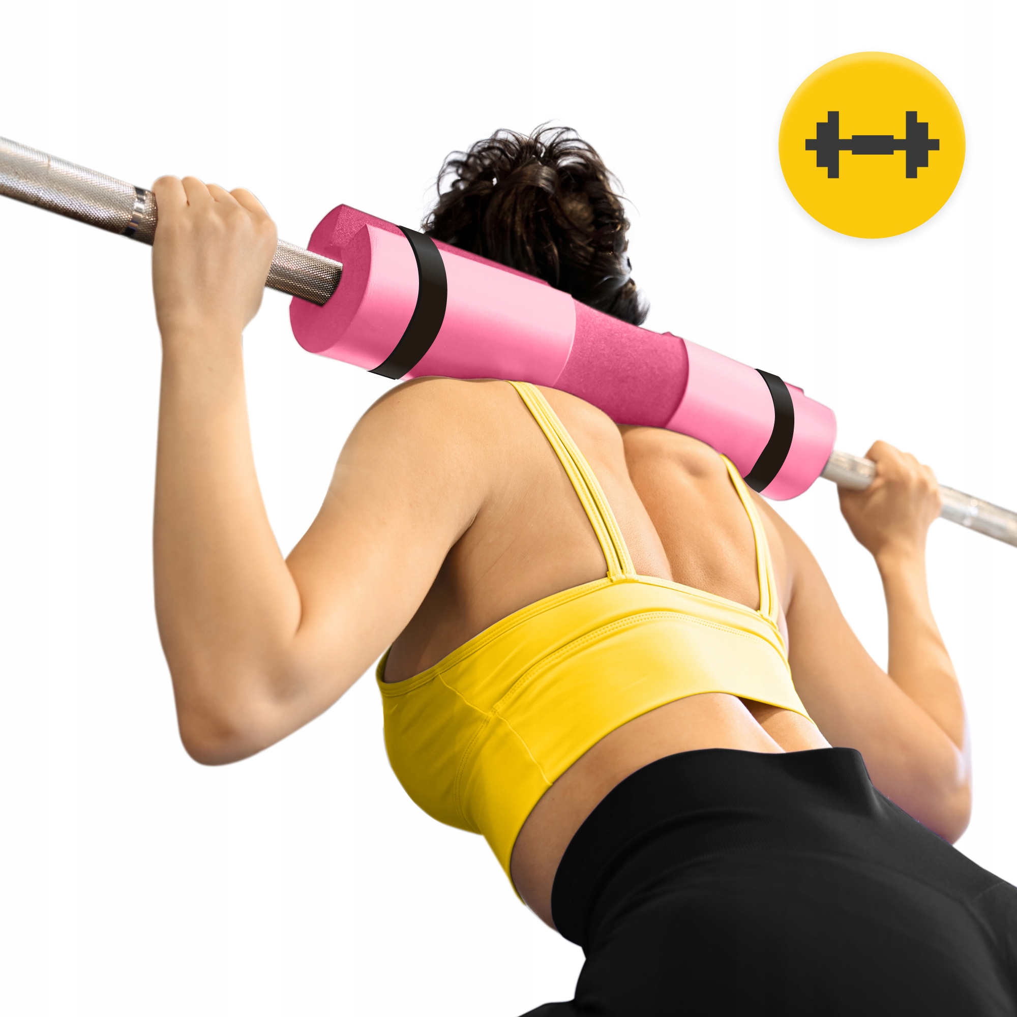 Накладка (бампер) на гриф 4FIZJO Barbell Pad Pink (P-5907739314727) — мініатюра 7