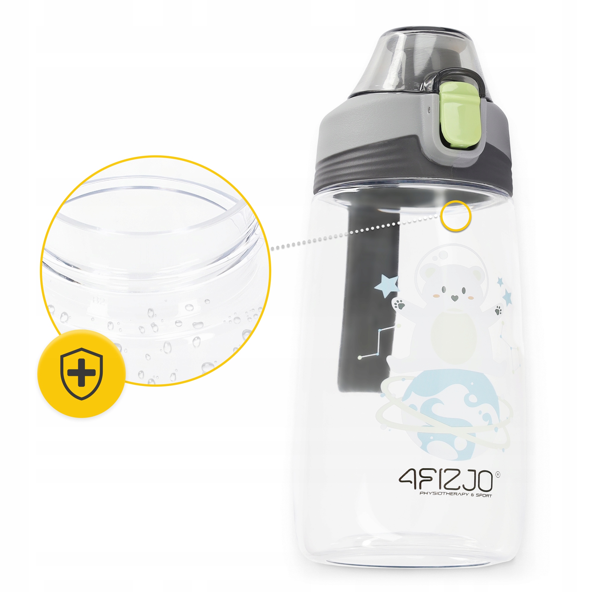 Пляшка для води дитяча 4FIZJO 500 мл Mix (P-5905973403689) — мініатюра 8