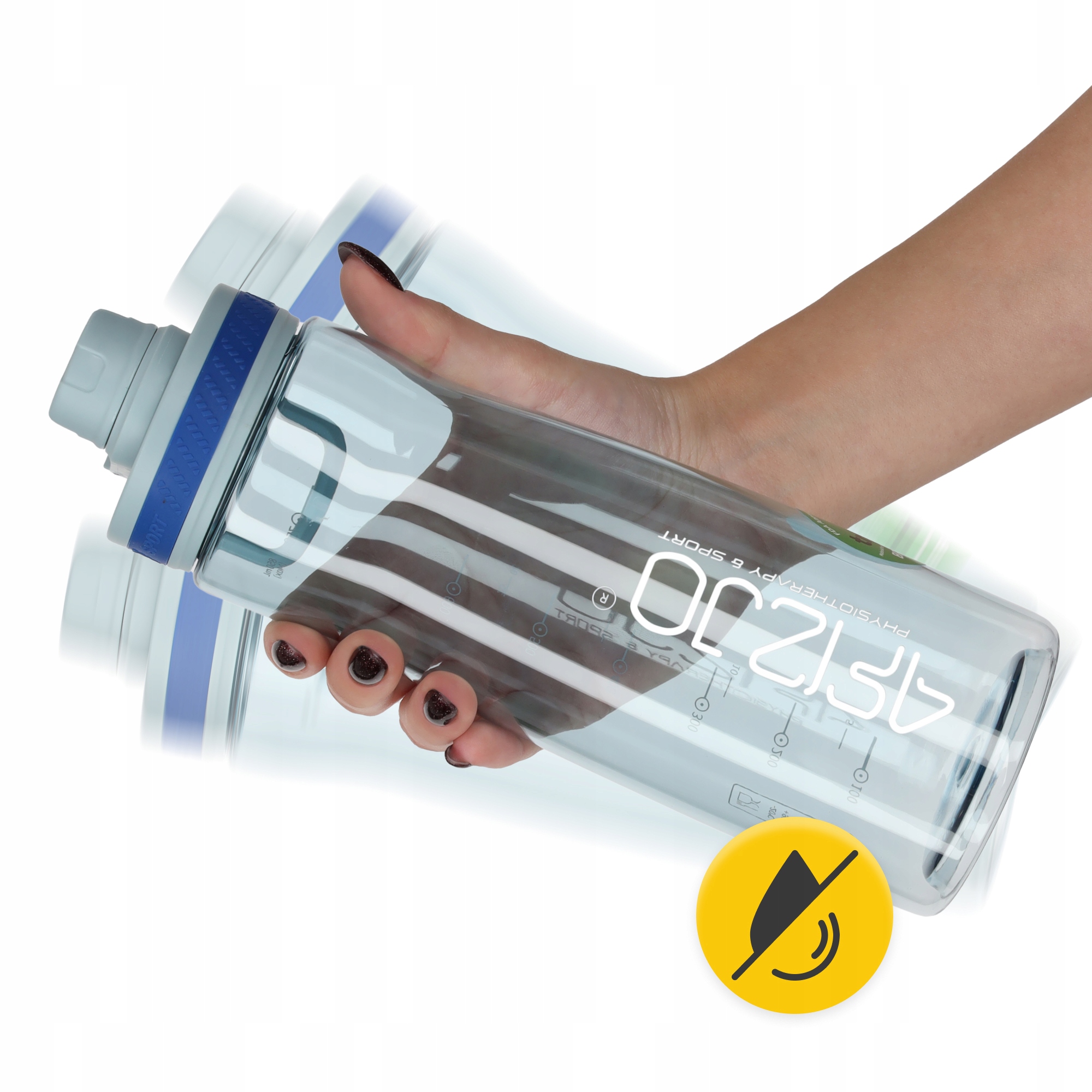 Пляшка для води спортивна 4FIZJO 850 мл Blue (P-5905973403795) — мініатюра 7