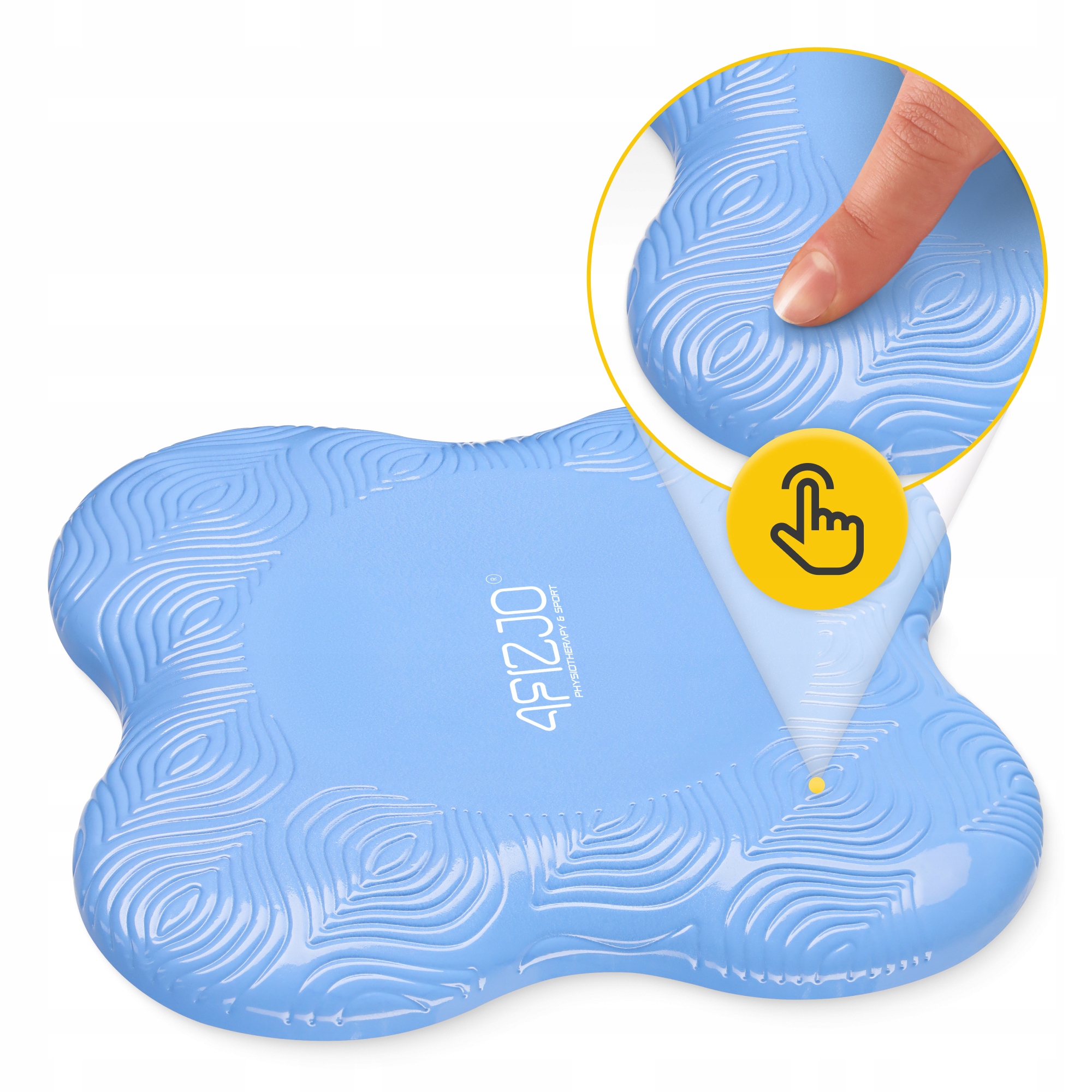 Підставки під коліна та лікті для йоги 4FIZJO 2 шт Blue (P-5907739315359)