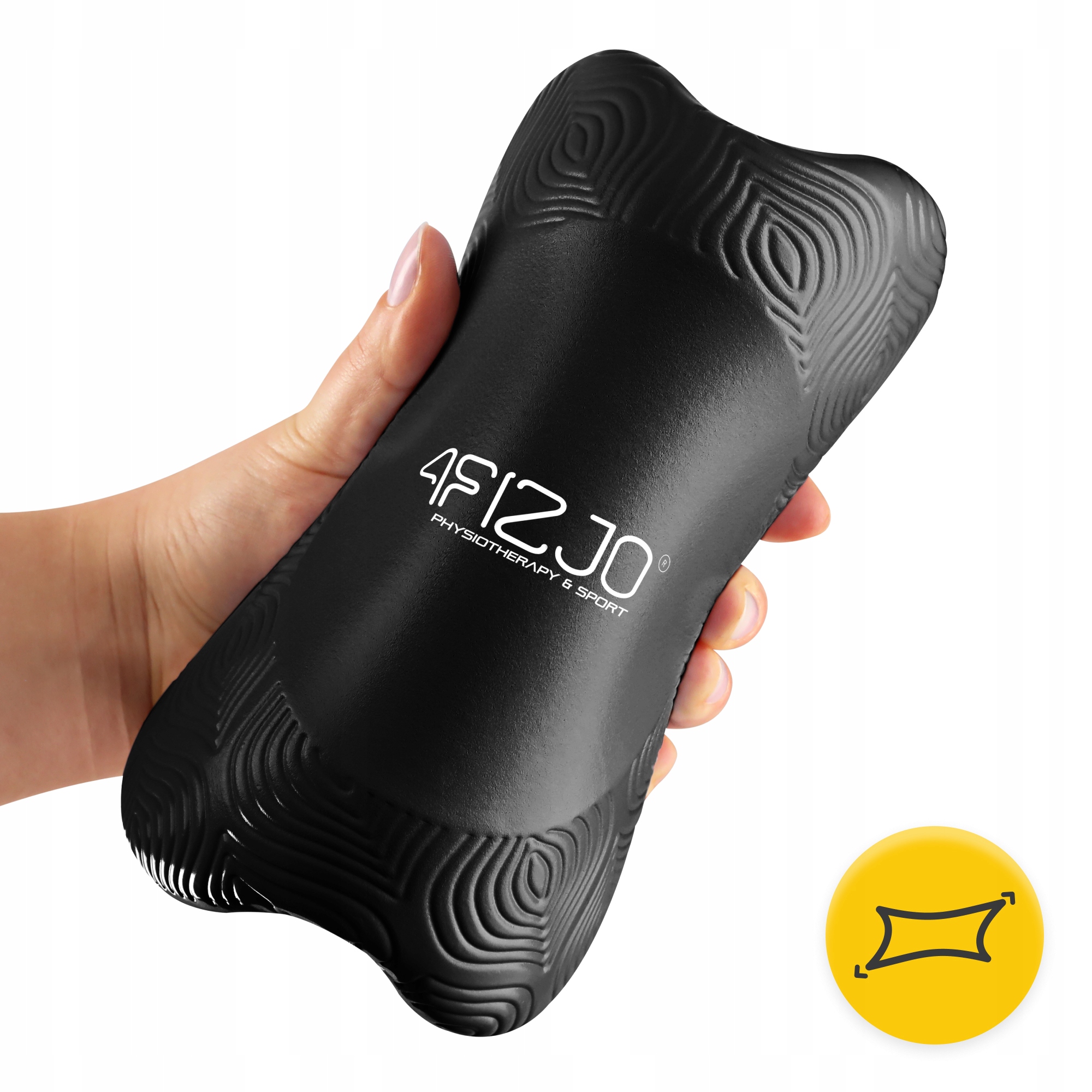 Підставки під коліна та лікті для йоги 4FIZJO 2 шт Black (P-5907739315335)