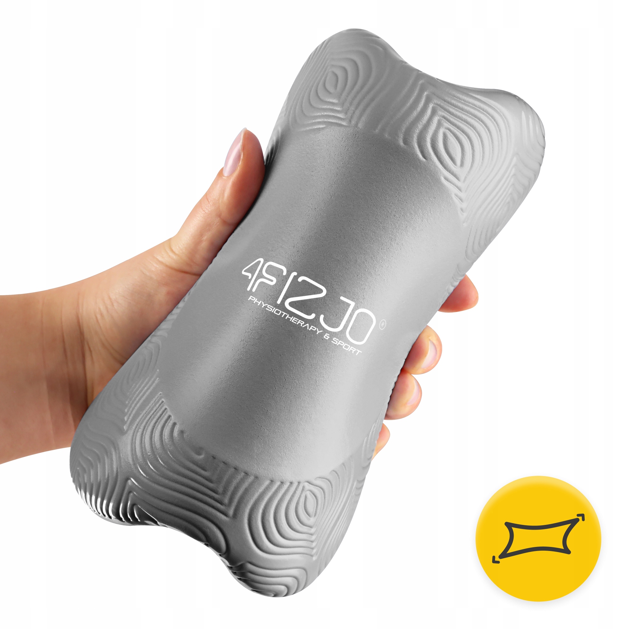 Підставки під коліна та лікті для йоги 4FIZJO 2 шт Grey (P-5907739315366)