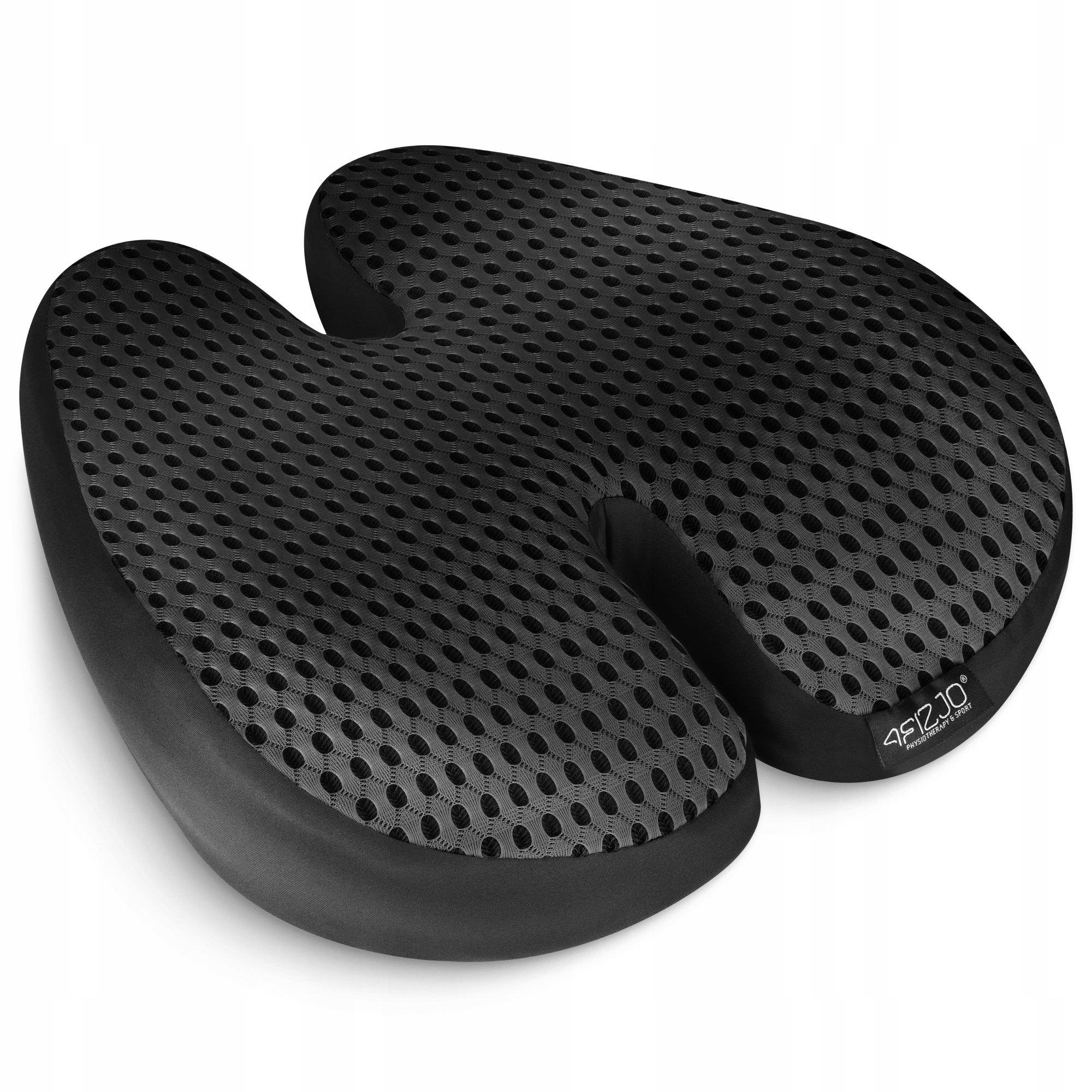 Ортопедична подушка 4FIZJO для спини 41 x 40 см Black (P-5907739318763) — фото 1
