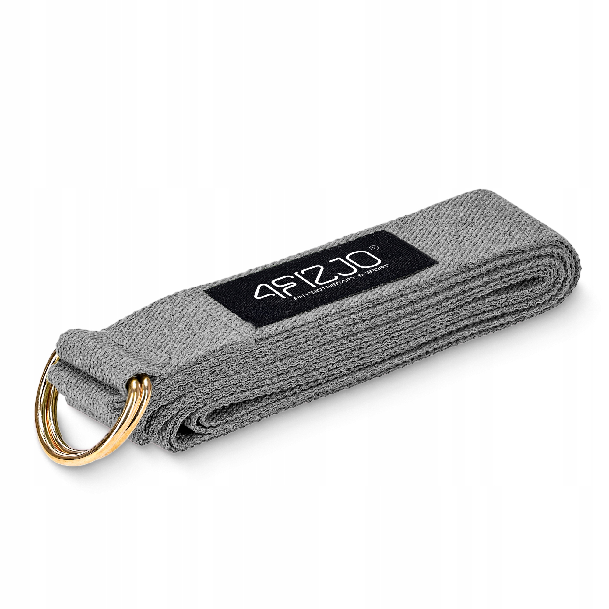 Ремінь для йоги 4FIZJO 300 см Grey (P-5907739315380) — мініатюра 7
