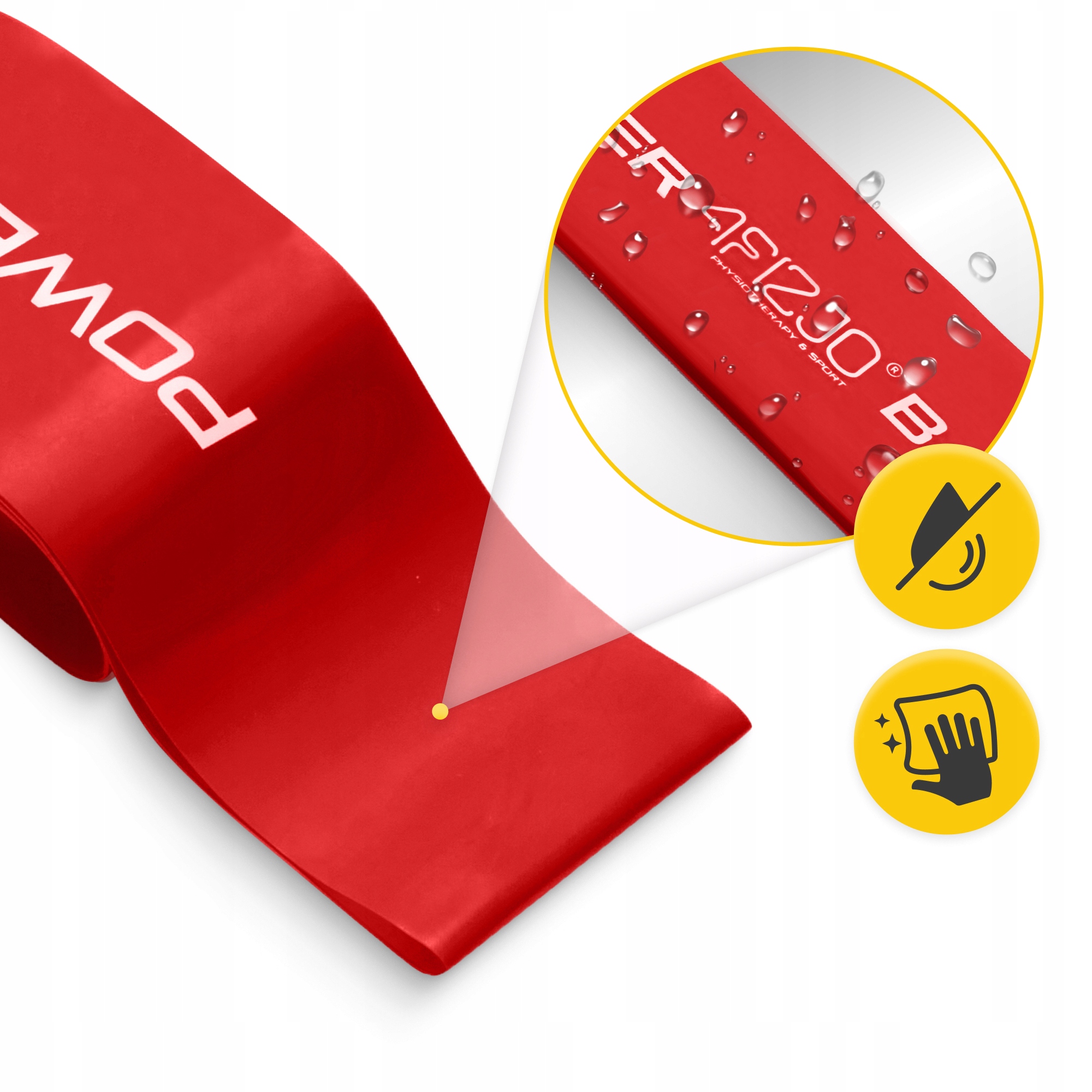 Резинка для фітнесу 4FIZJO Mini Power Band 0.4 мм 1-3 кг Red (P-5907739310361) — фото 4