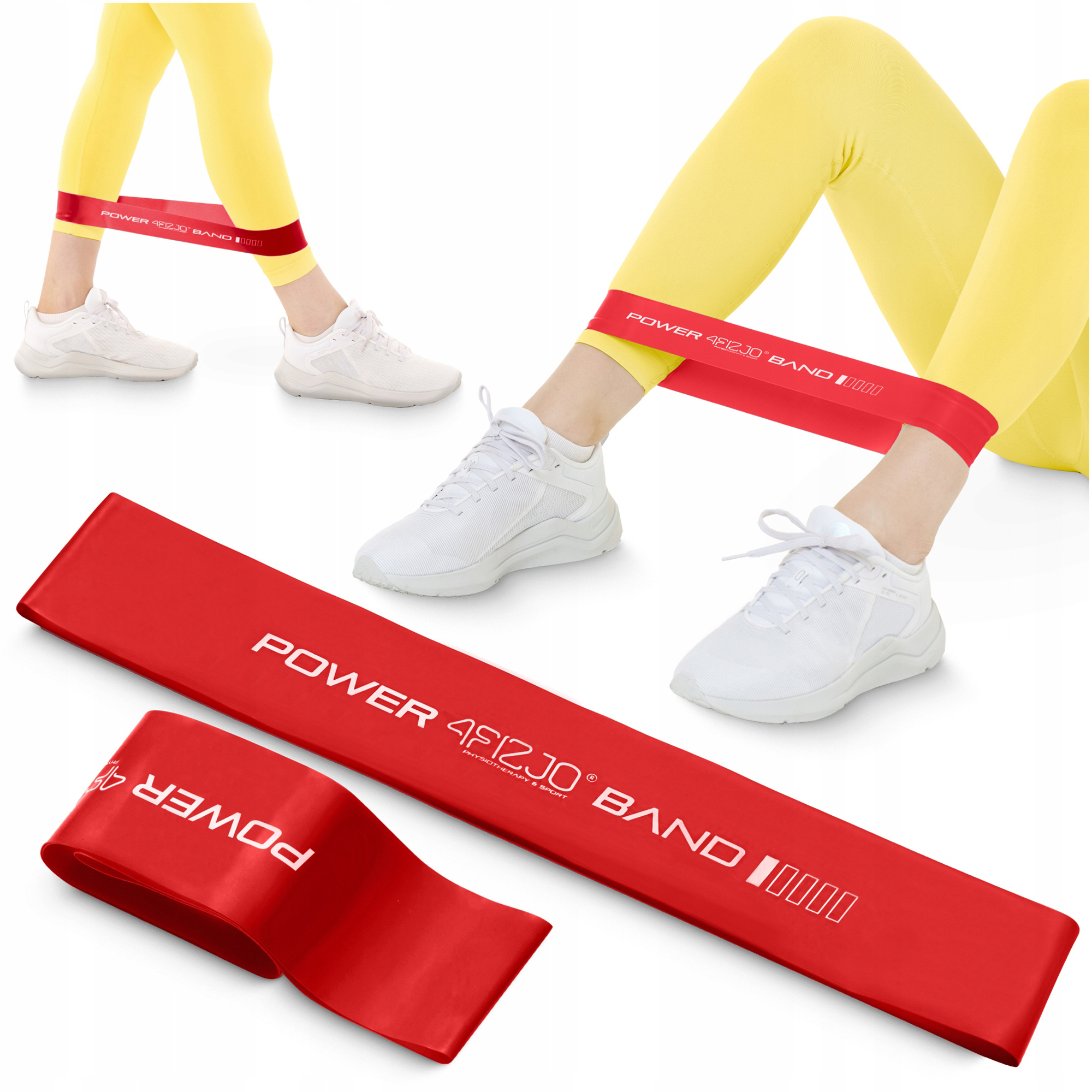 Резинка для фітнесу 4FIZJO Mini Power Band 0.4 мм 1-3 кг Red (P-5907739310361) — фото 1