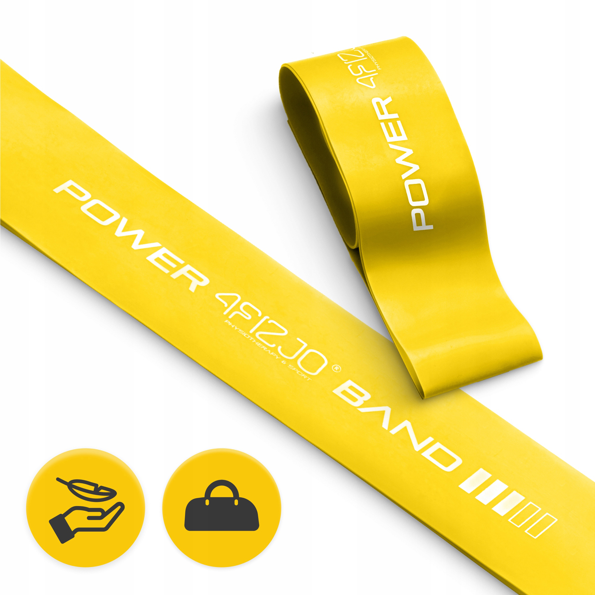 Резинка для фітнесу 4FIZJO Mini Power Band 0.8 мм 5-10 кг Yellow (P-5907222931608) — фото 5