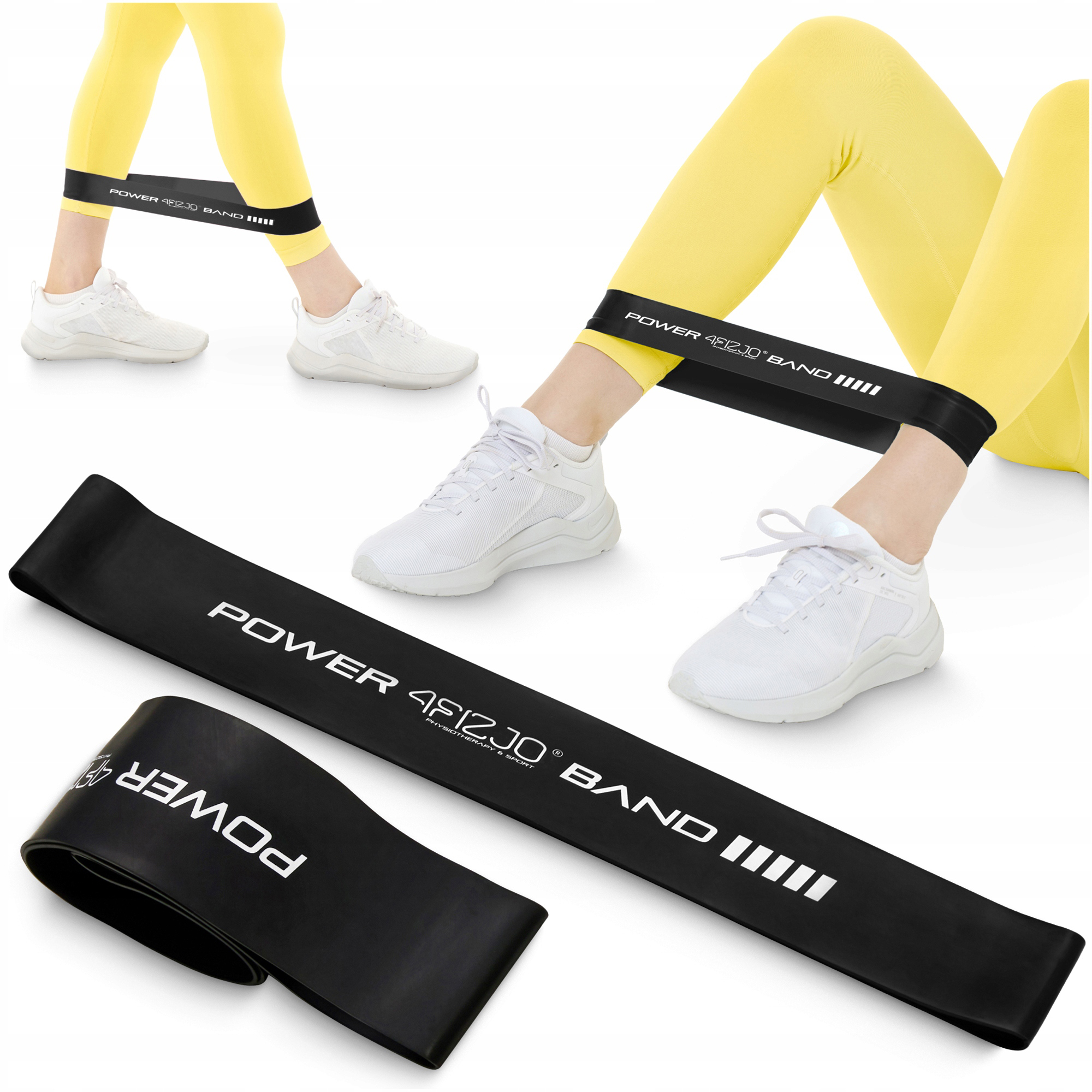 Резинка для фітнесу 4FIZJO Mini Power Band 1.2 мм 15-20 кг Black (P-5907222931622) — фото 1
