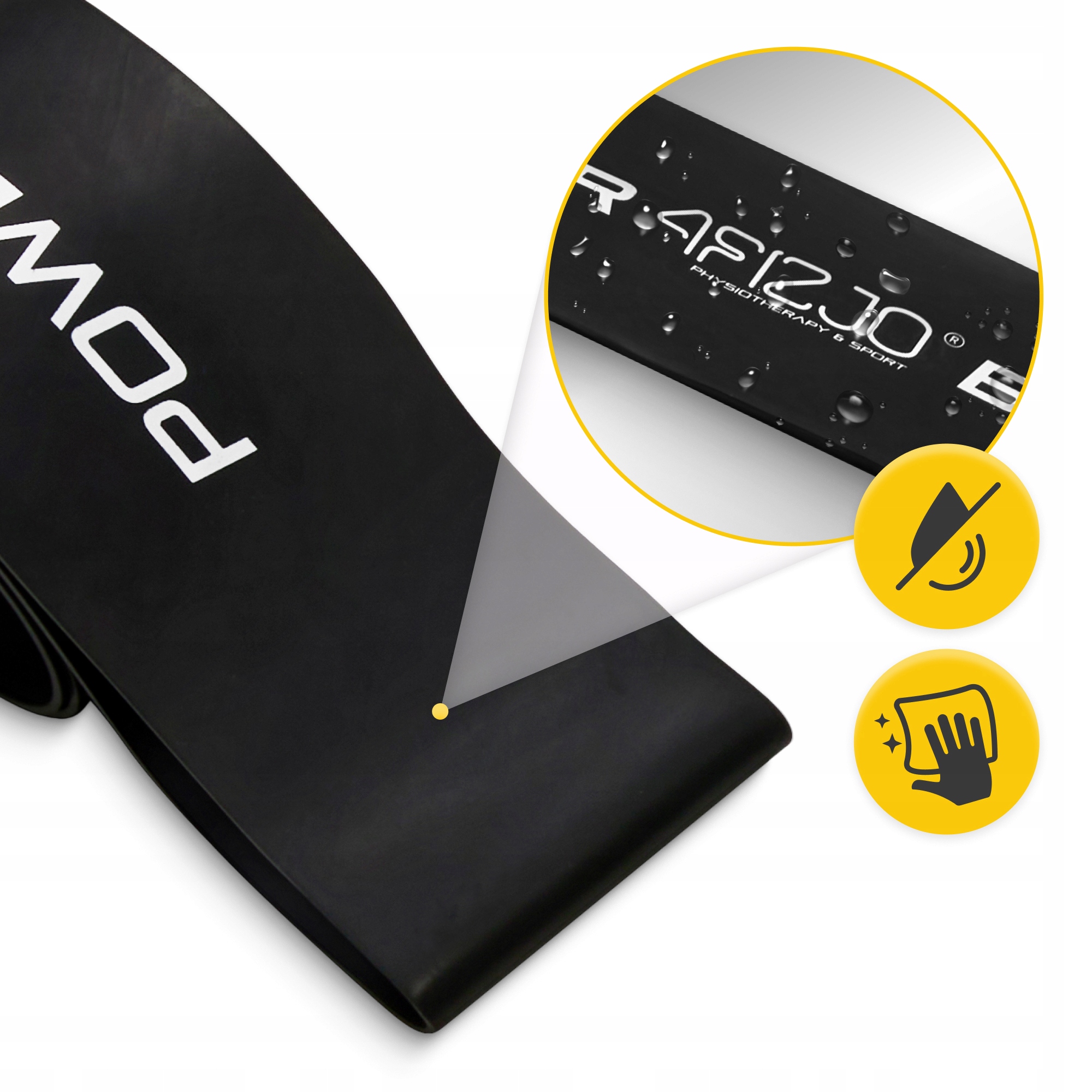Резинка для фітнесу 4FIZJO Mini Power Band 1.2 мм 15-20 кг Black (P-5907222931622) — фото 2