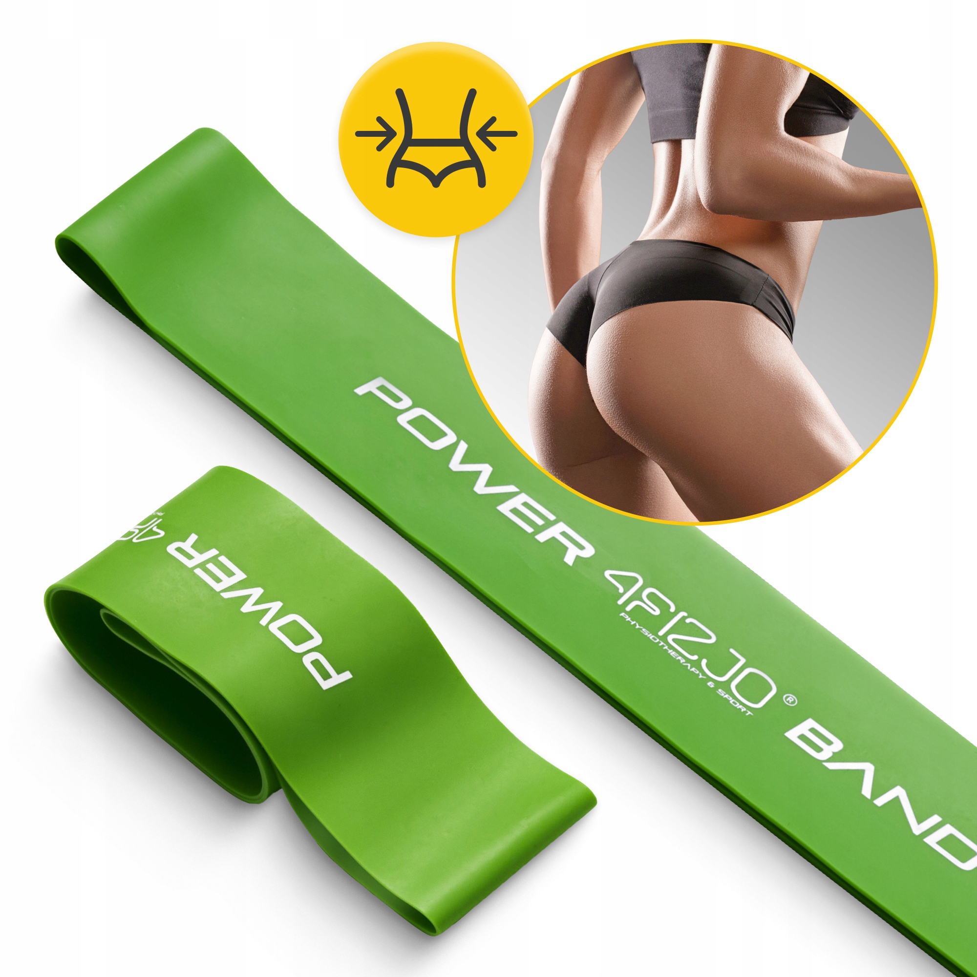 Резинка для фітнесу 4FIZJO Mini Power Band 1 мм 10-15 кг Green (P-5907222931615) — мініатюра 7